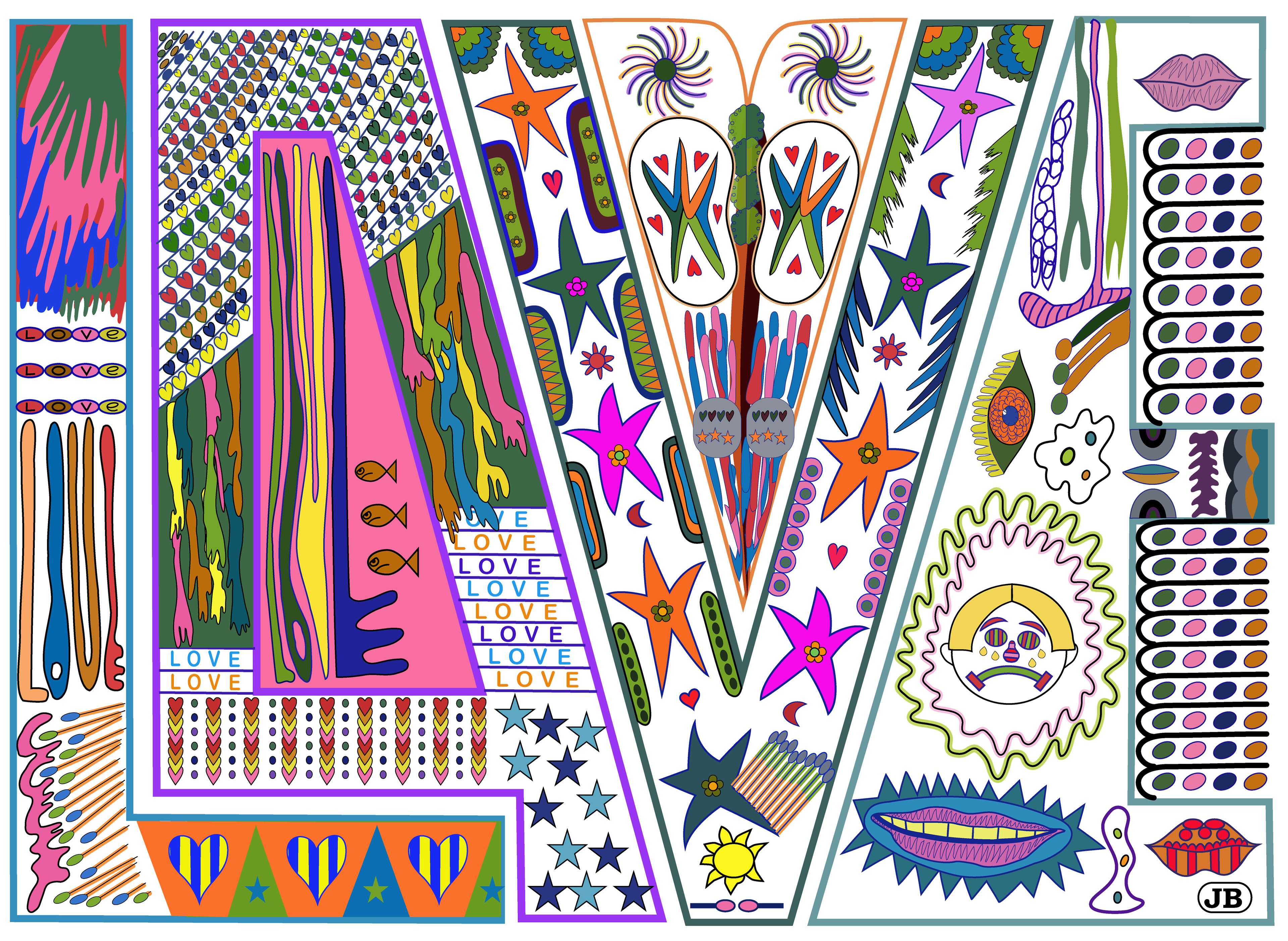 Love Letters # 1, digital version, 2022