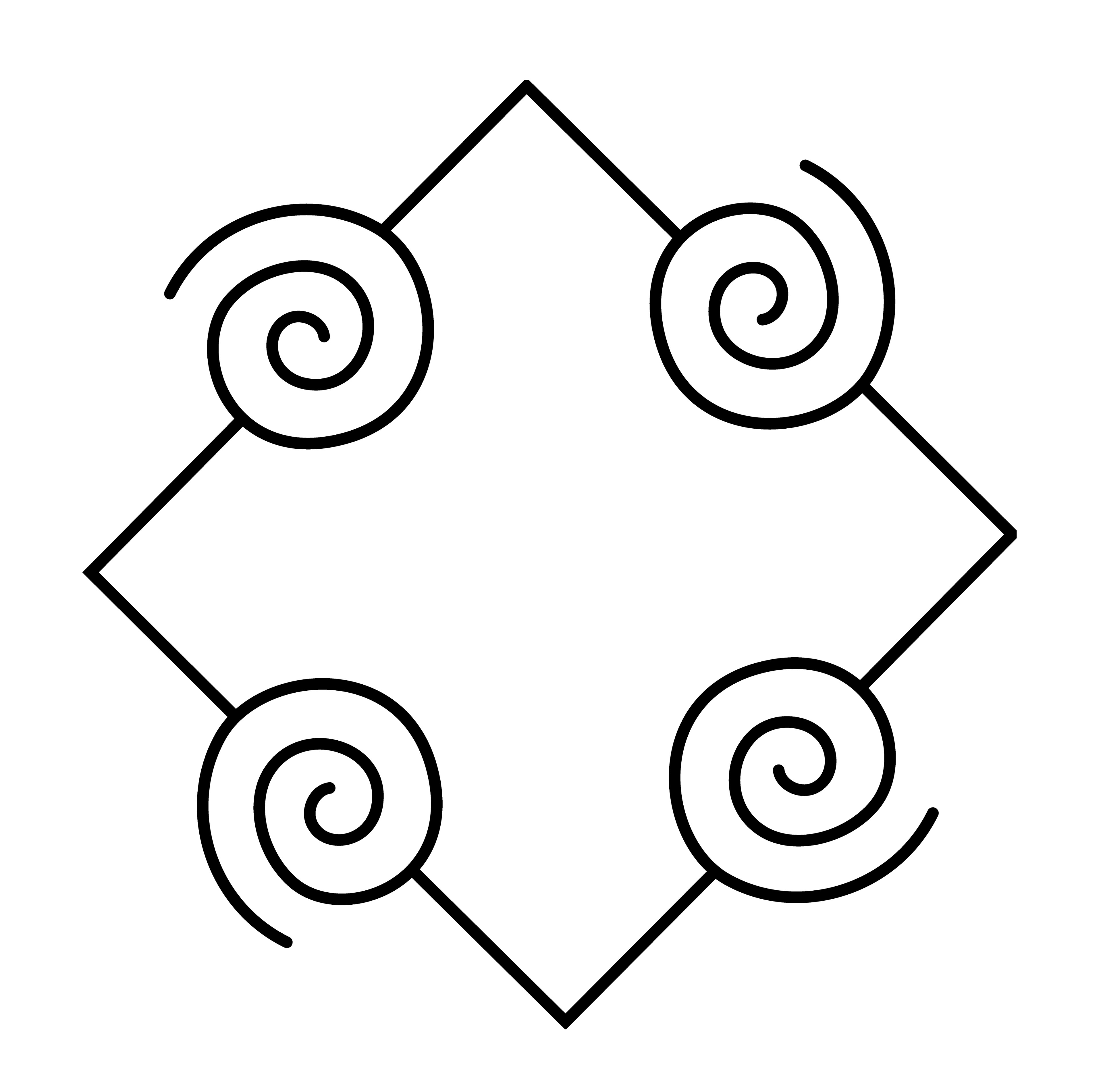 Revolving Door, Vector Drawing, 2022
