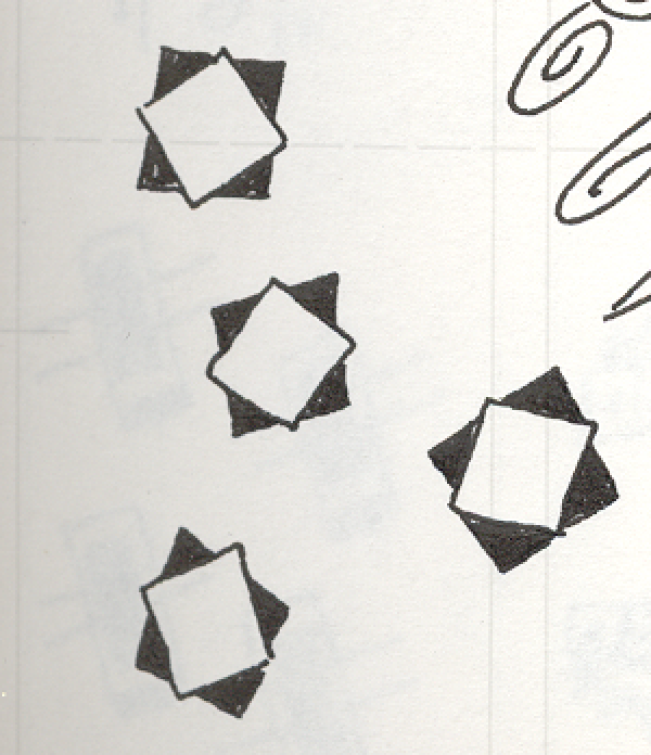 1991-03-12-b11, Pen and Ink on Paper, 1991