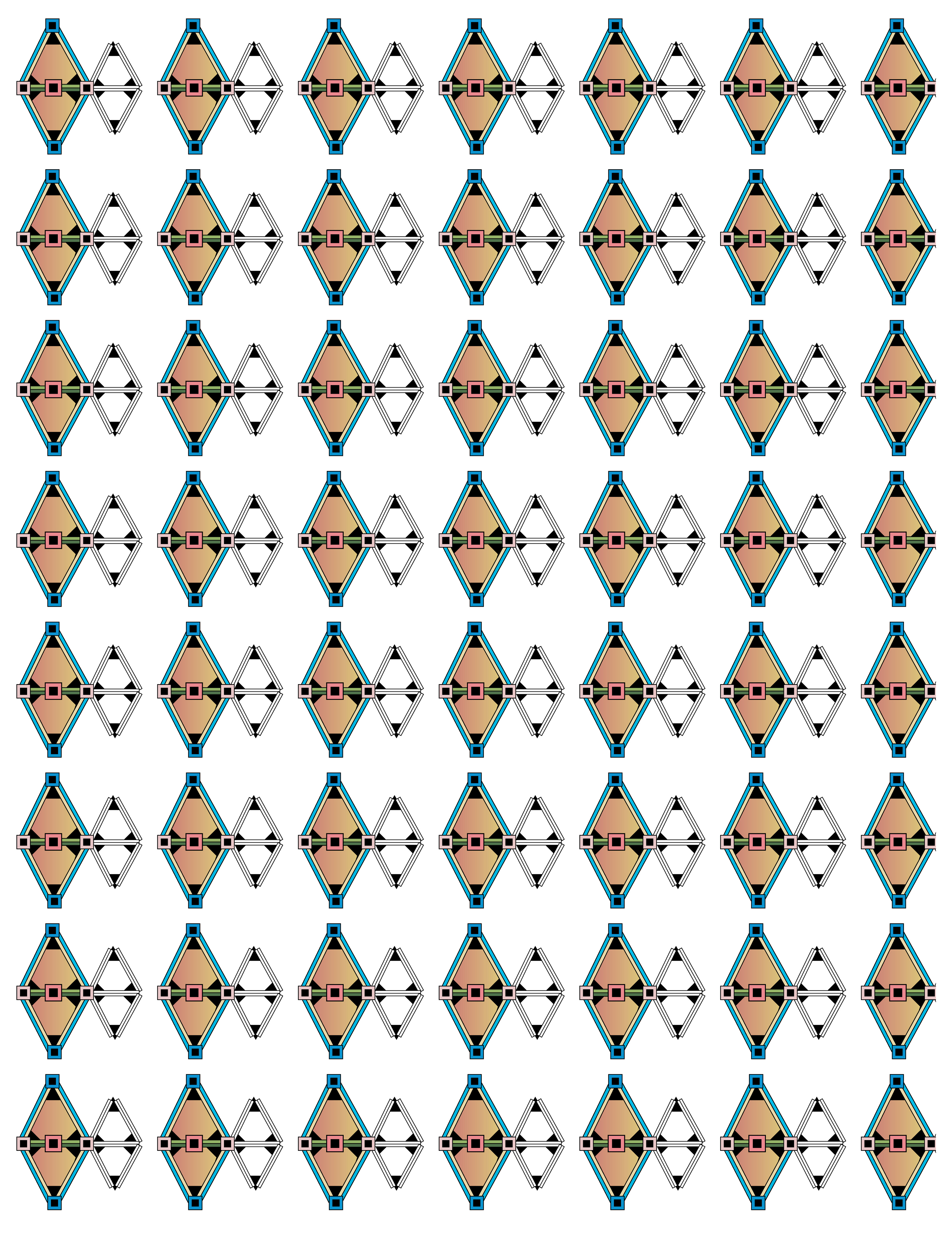 Belt Tightener, Digital Art, Pattern 2, 2022