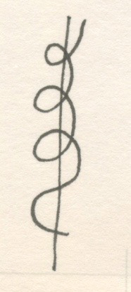 Needle Threads, Pen and Ink on Paper, Drawing 4, 2002