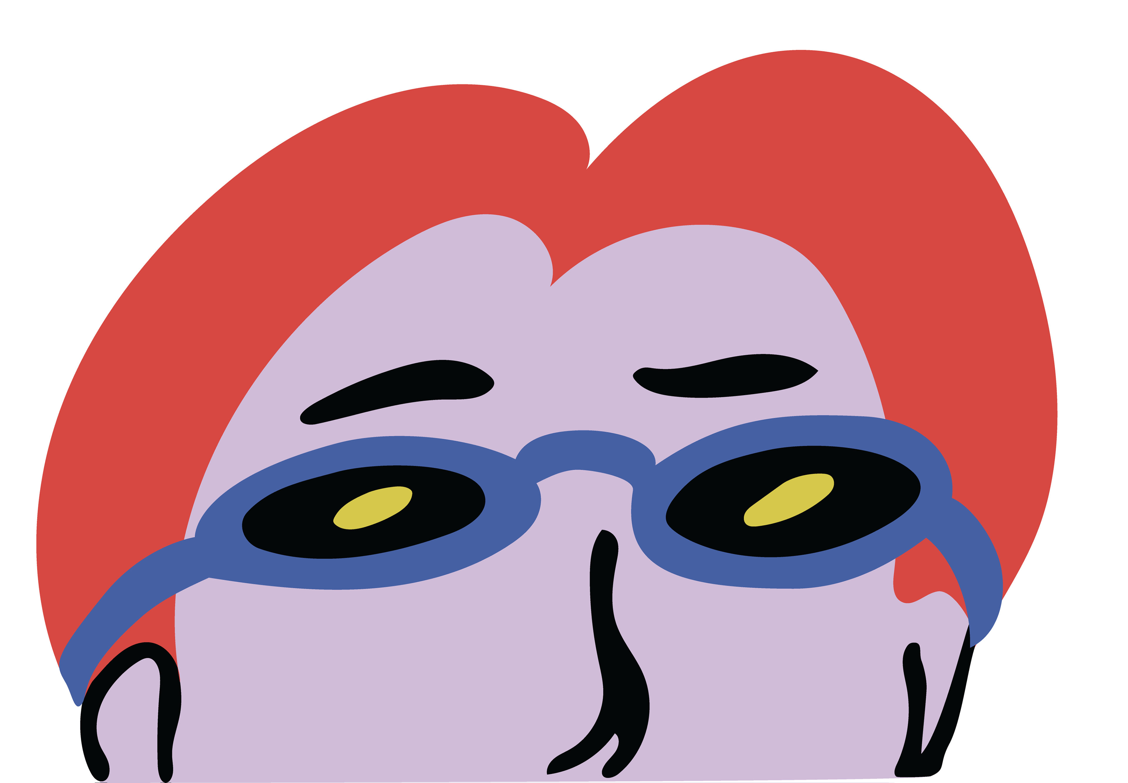 Four Eyes, Digital Art, Artwork Face 11, 2025