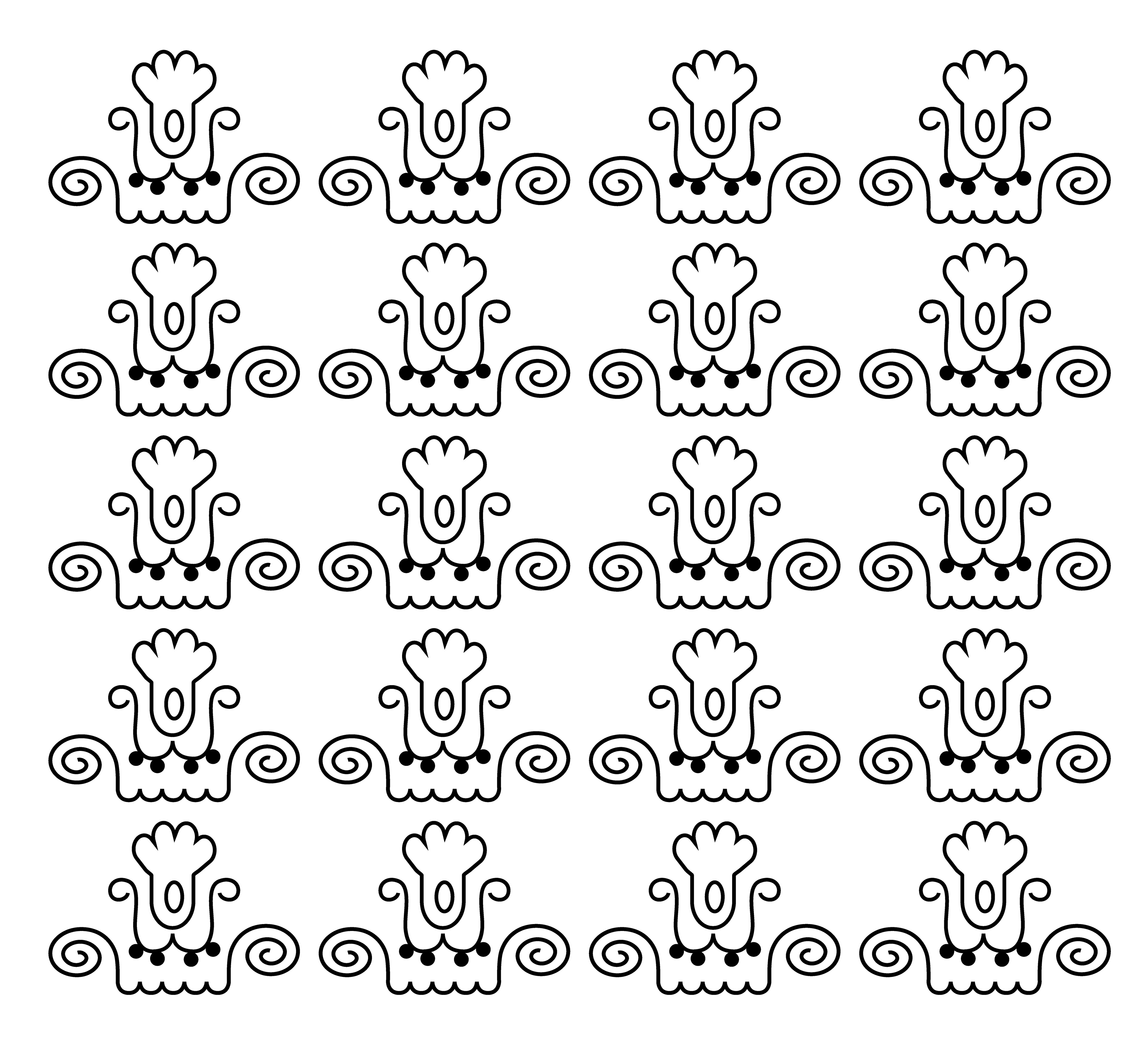 Jardiniere, Digital Art, pattern, 2021