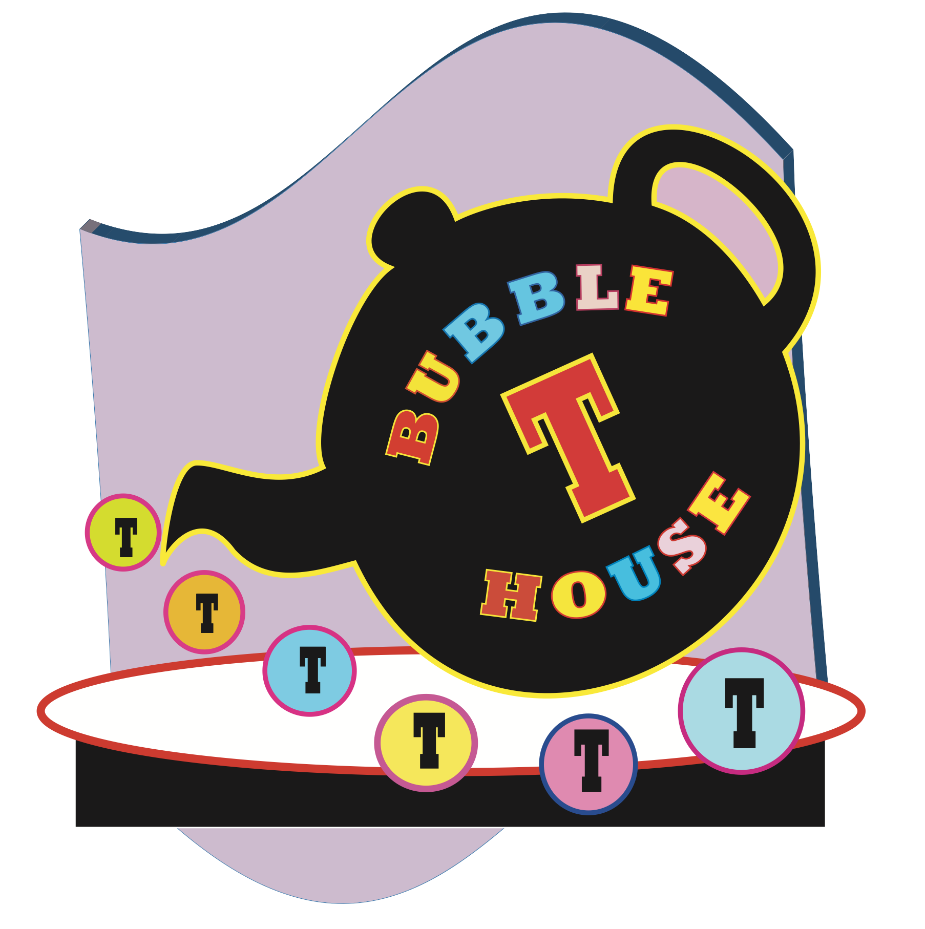 Bubble Tea House, Digital Art, 2005