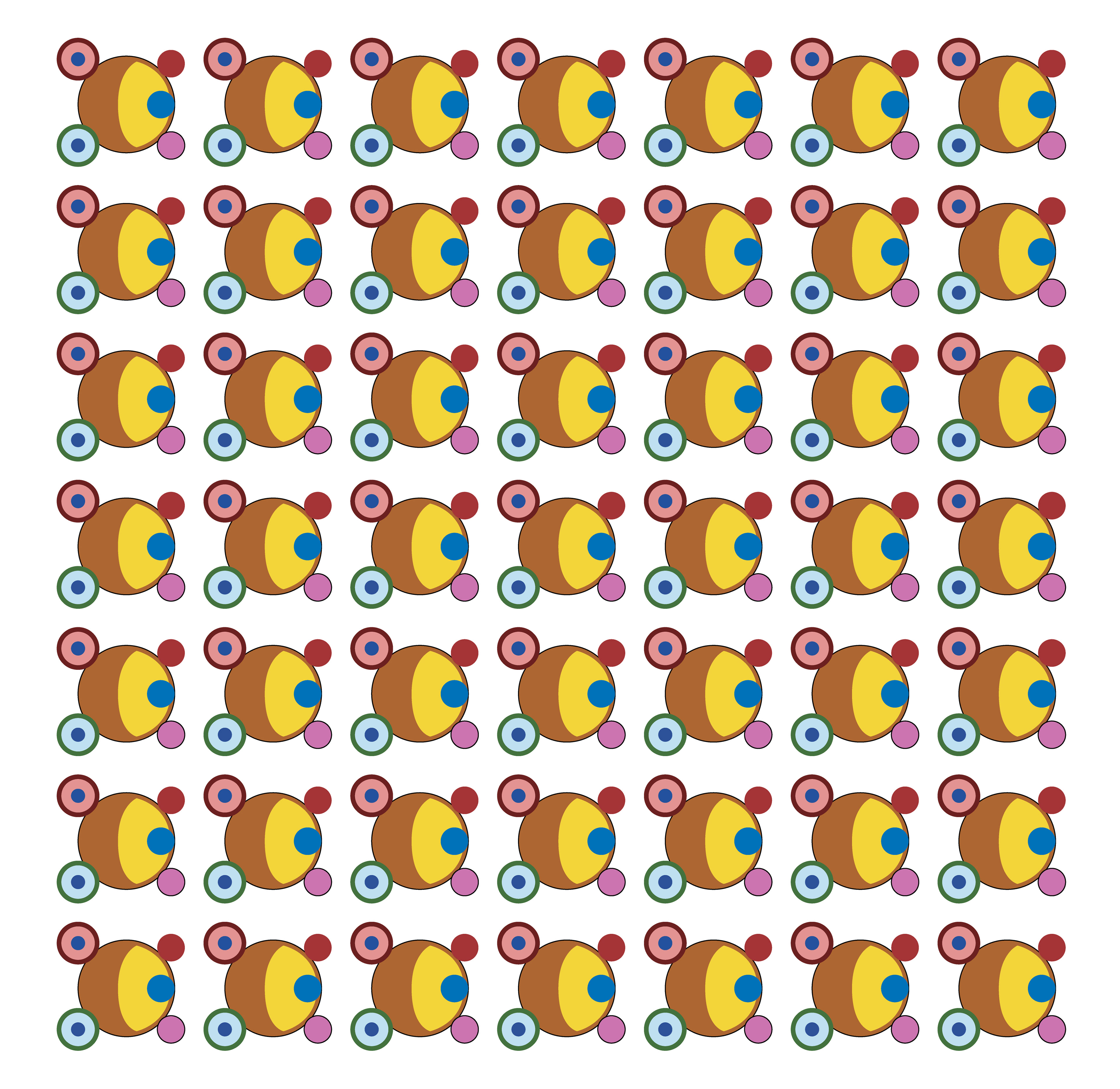 Training Wheels, Digital Art, Pattern 2, 2022