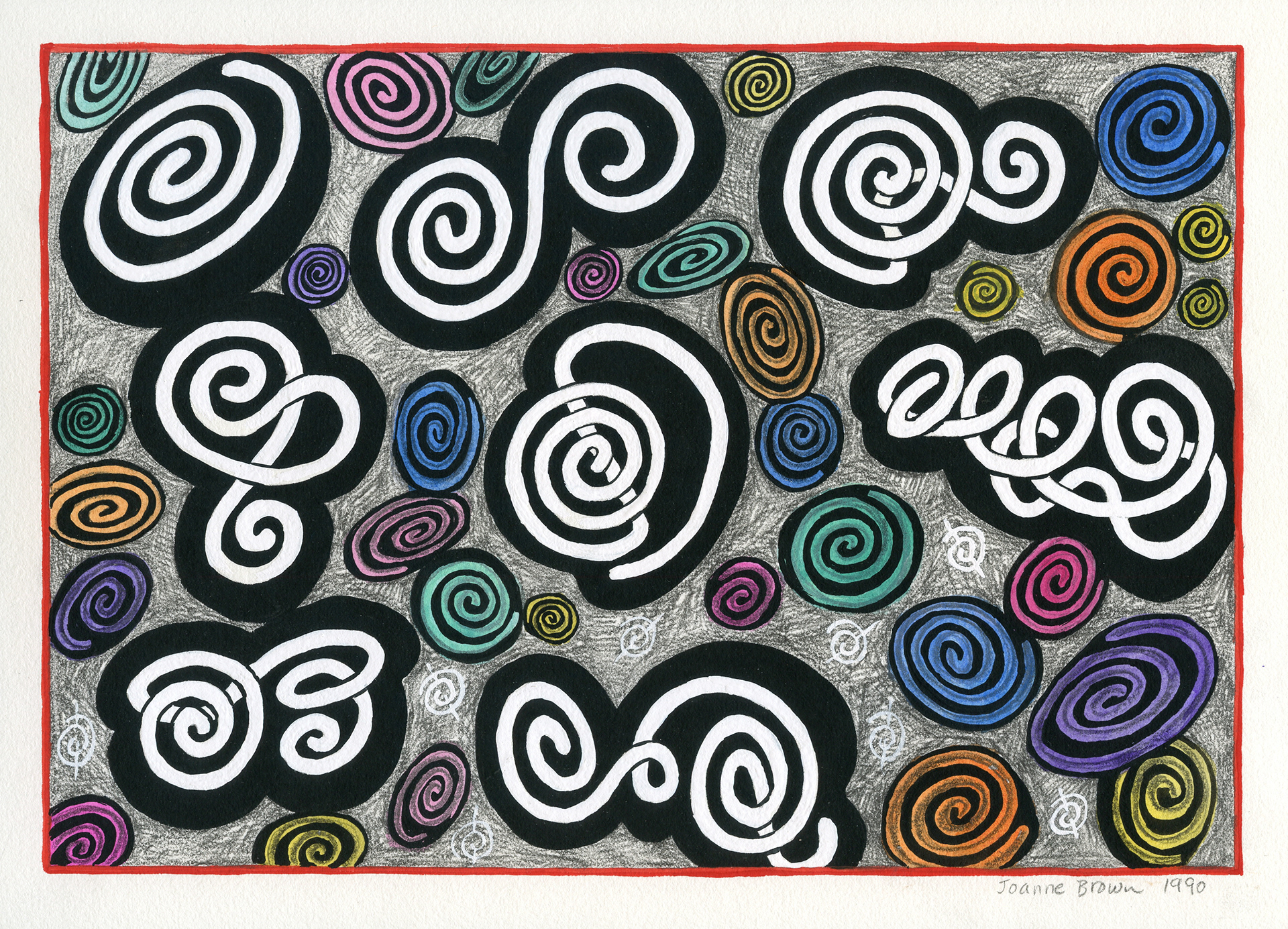 Audio, Watercolor Painting, 1990