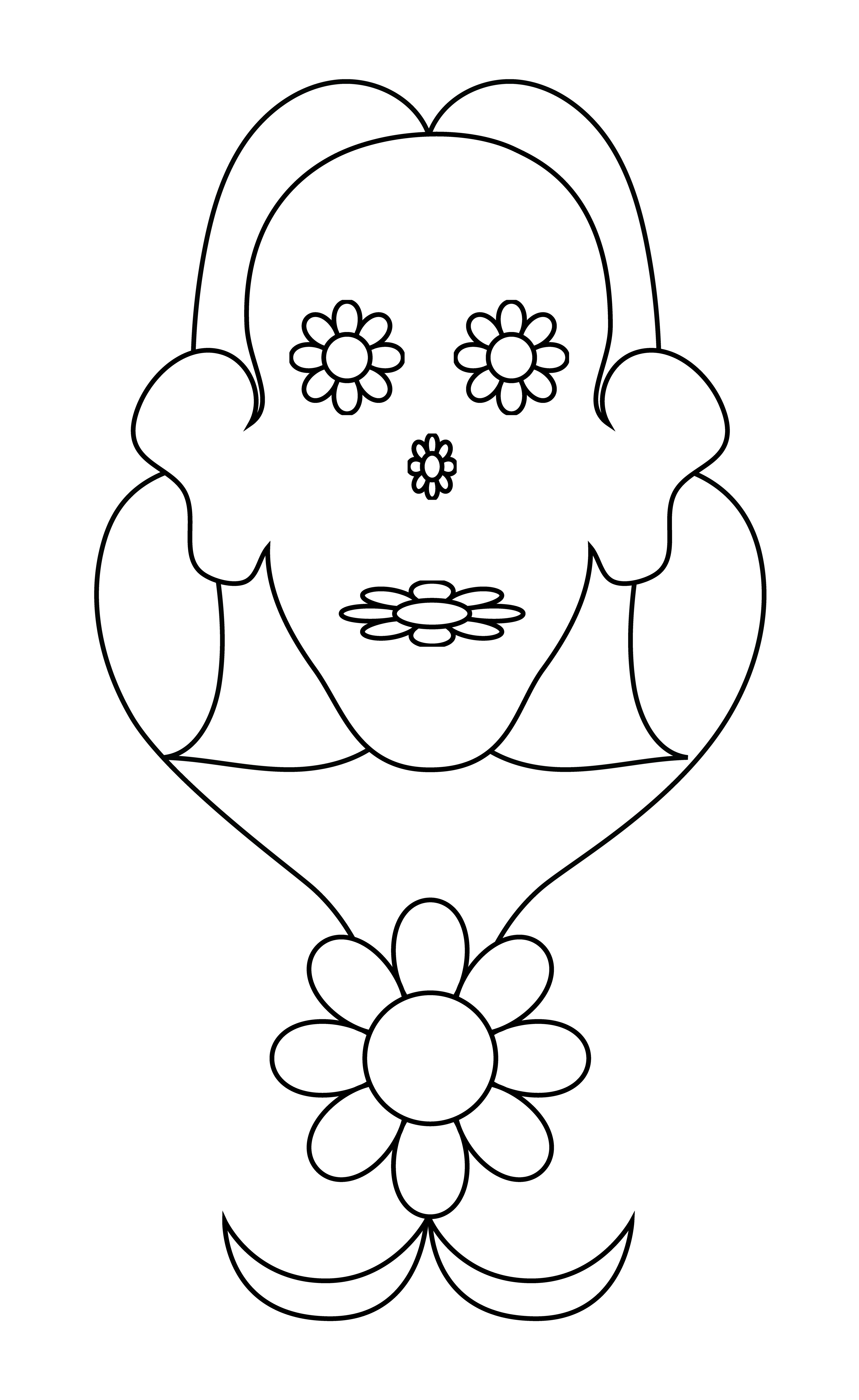 Flower Pendant, Digital Art, Vector Drawing 2, 2025