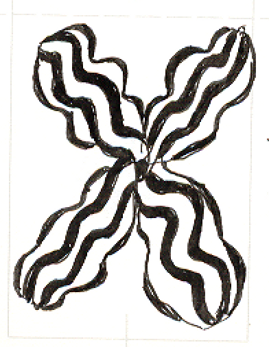 1997-01-22-b8, Pen and Ink on Paper, 1997