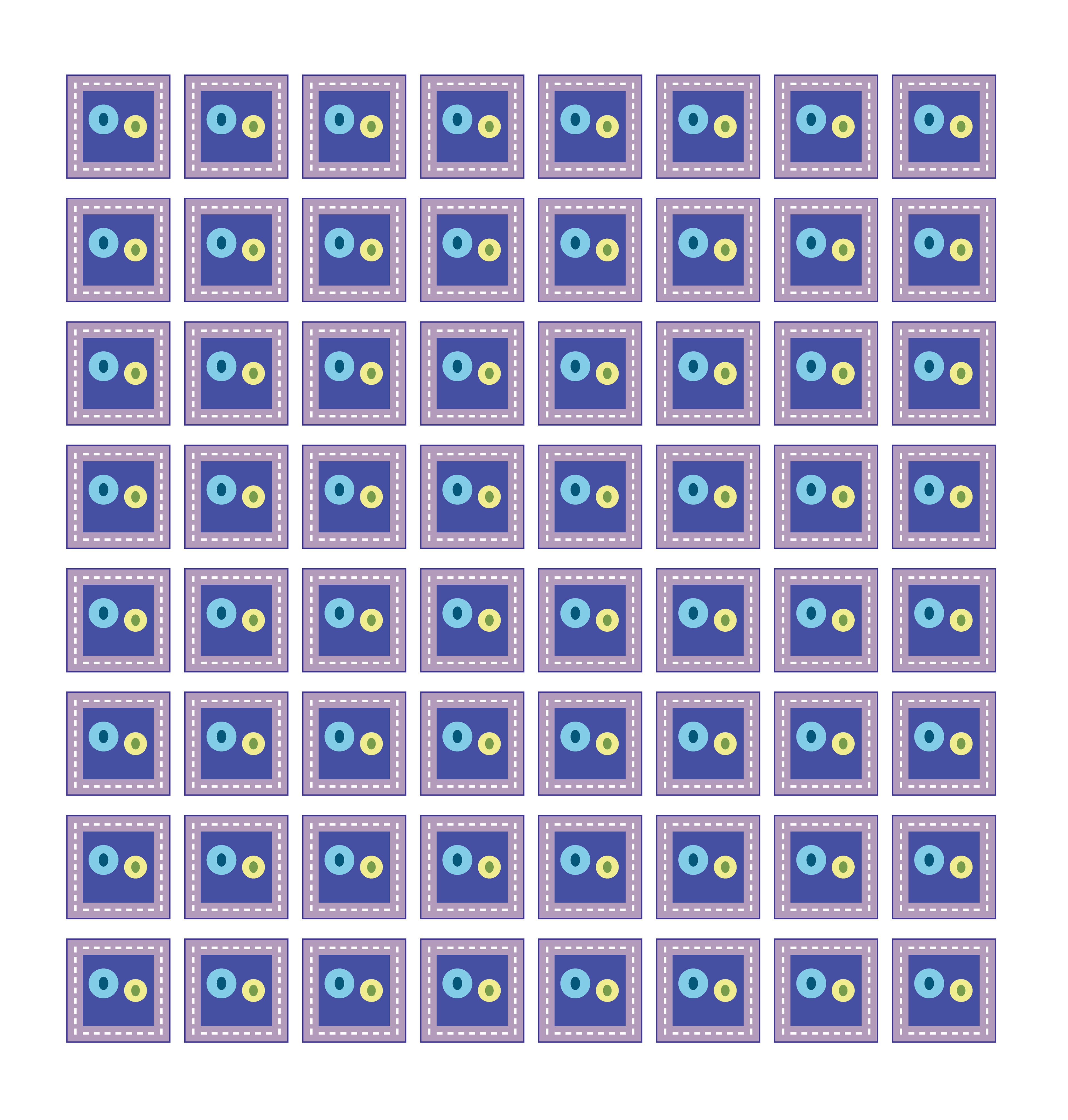 Shadow Eyes, Digital Art, Pattern 2, 2022
