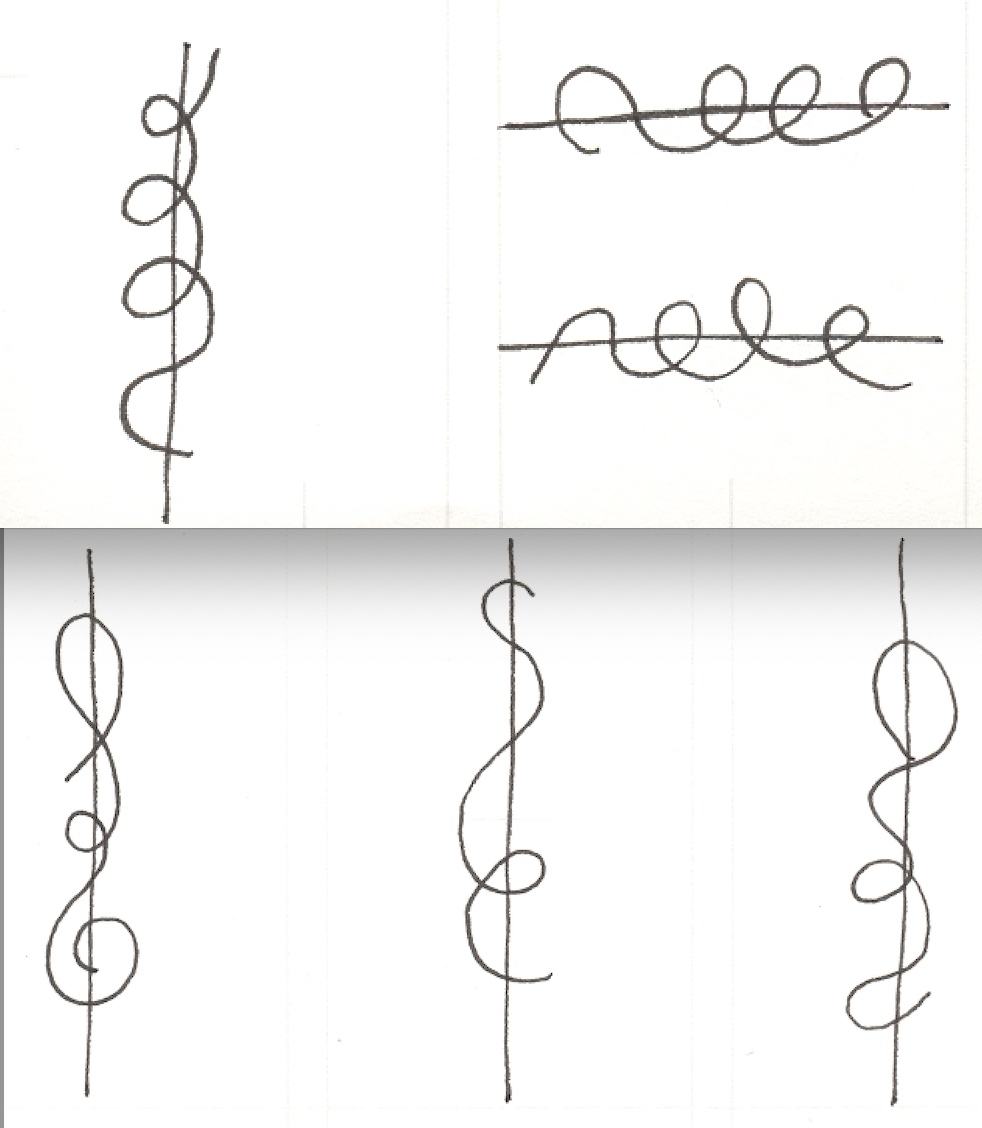 Needle Threads, Pen and Ink on Paper, 2002