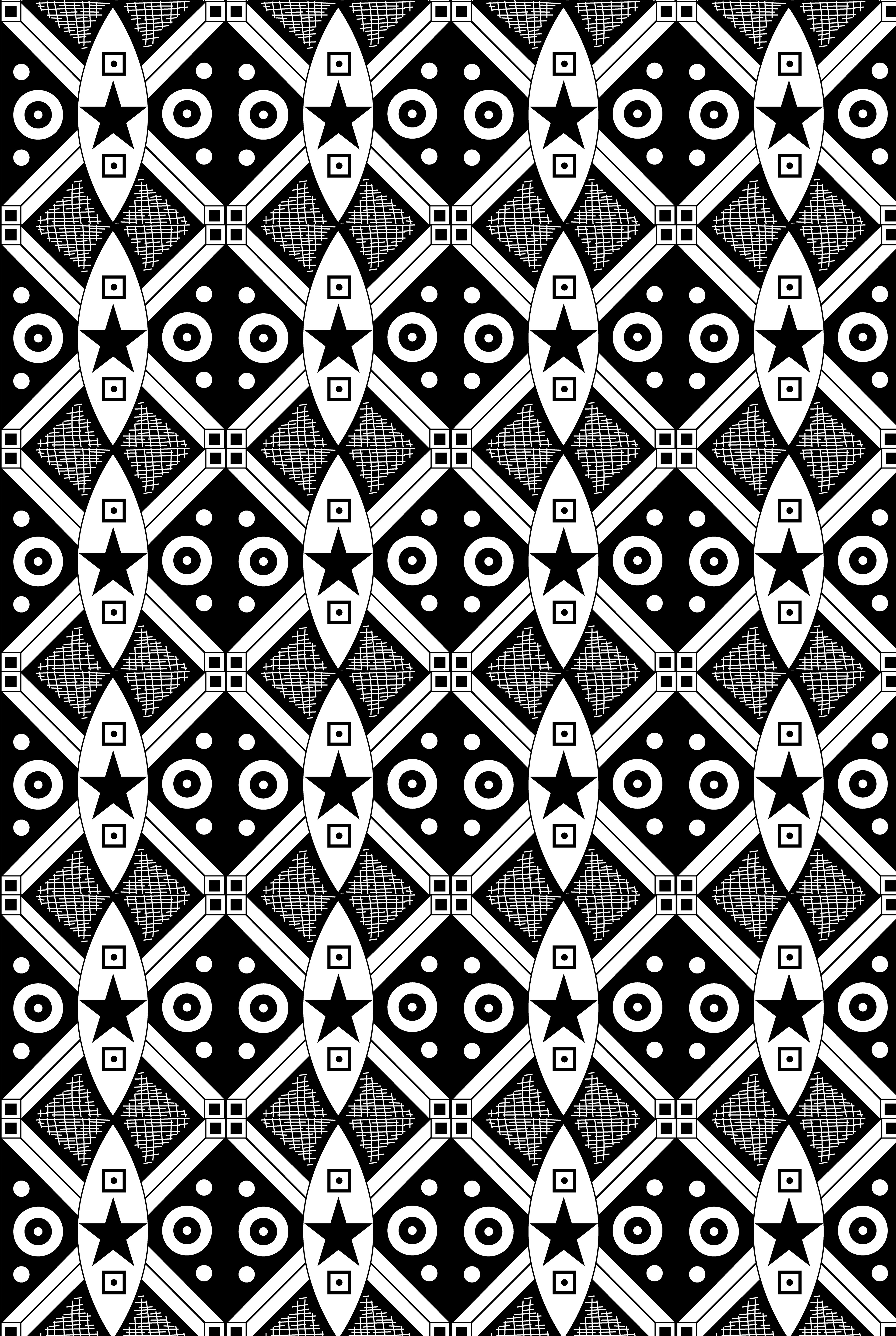 Night Vision, Digital Art, Pattern 2, 2023