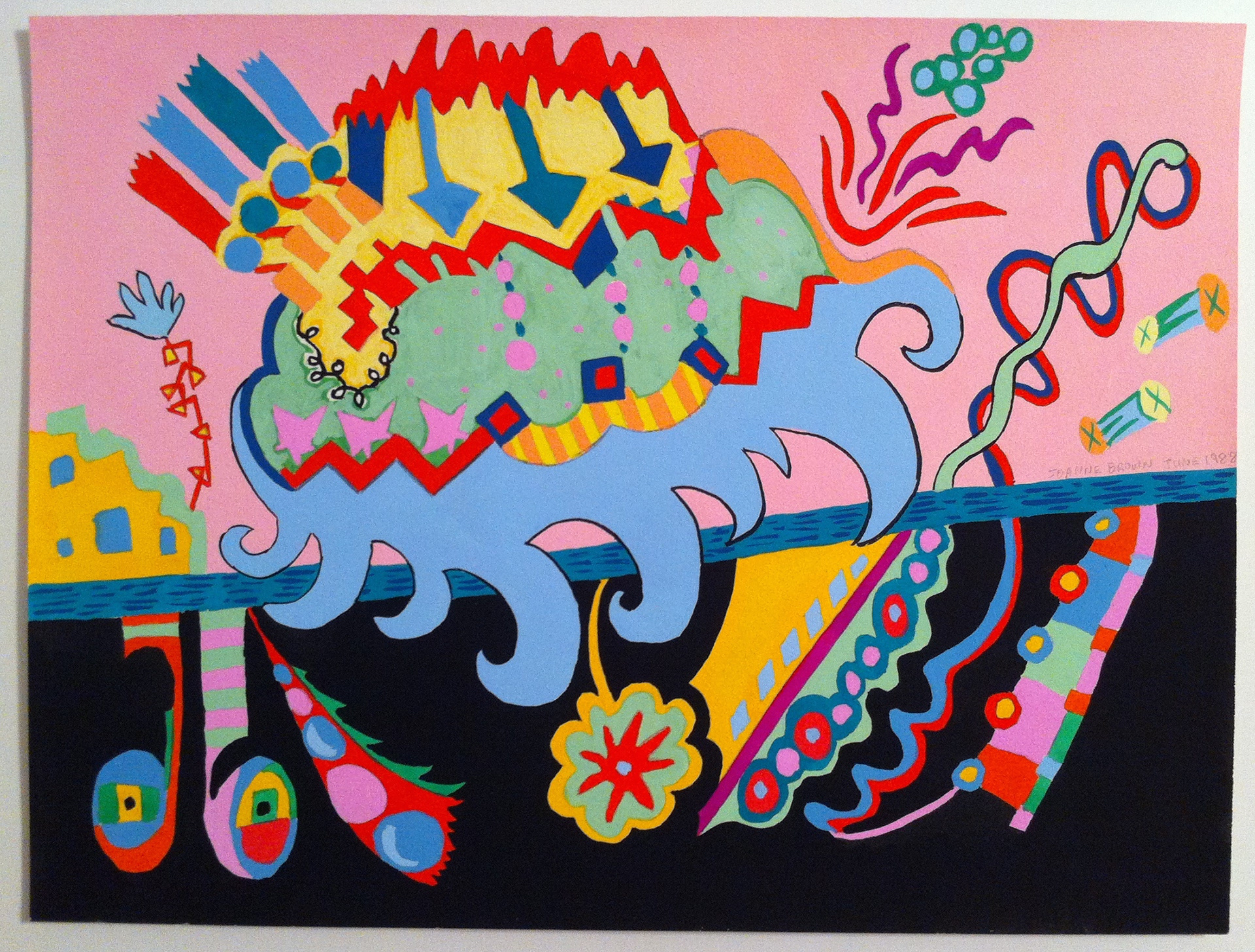 Invasive Species, Watercolor on Acid-Free Rag Paper, 1988
