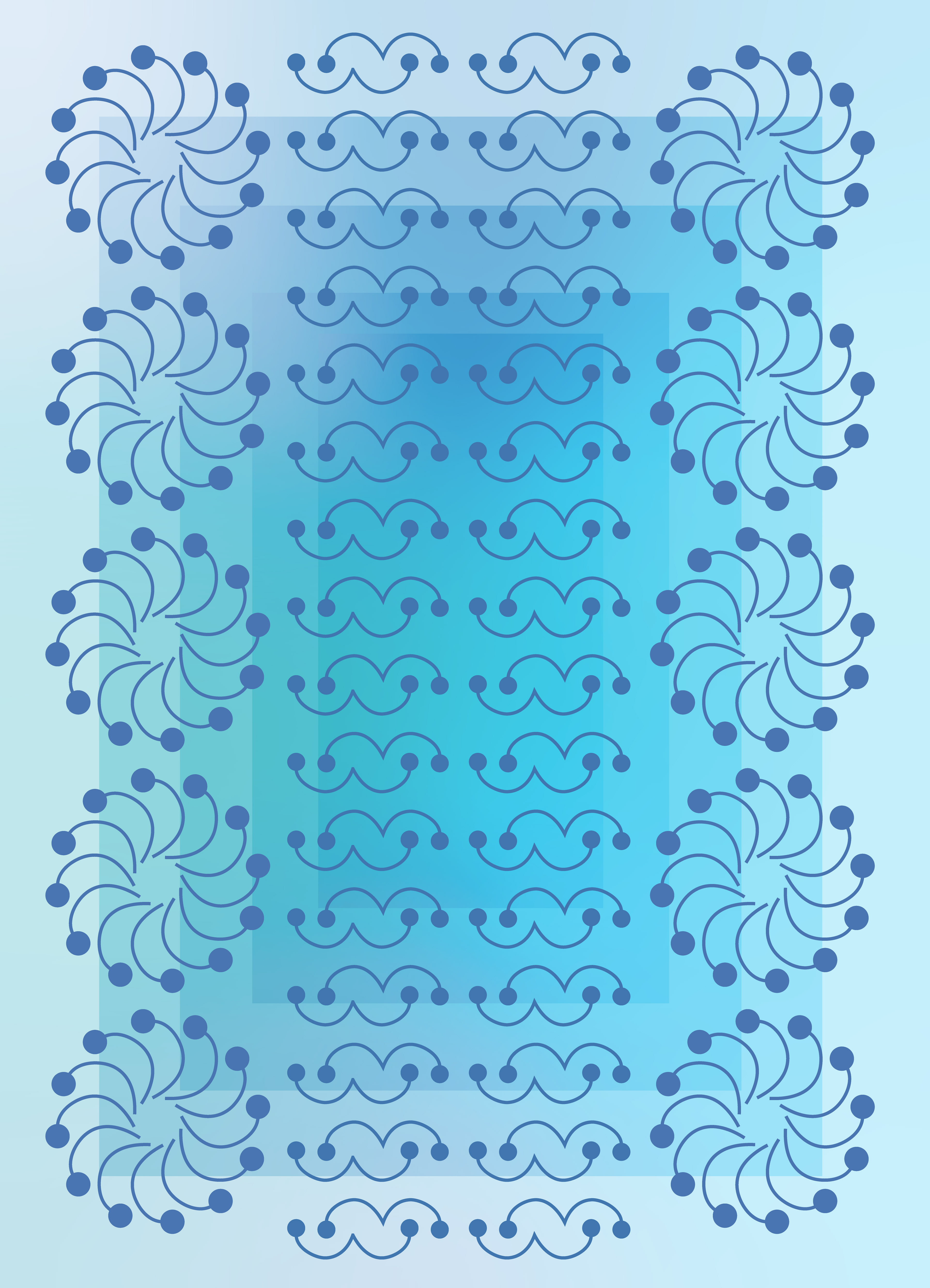 Knotted Thread Pattern 2, Digital Art, 2021