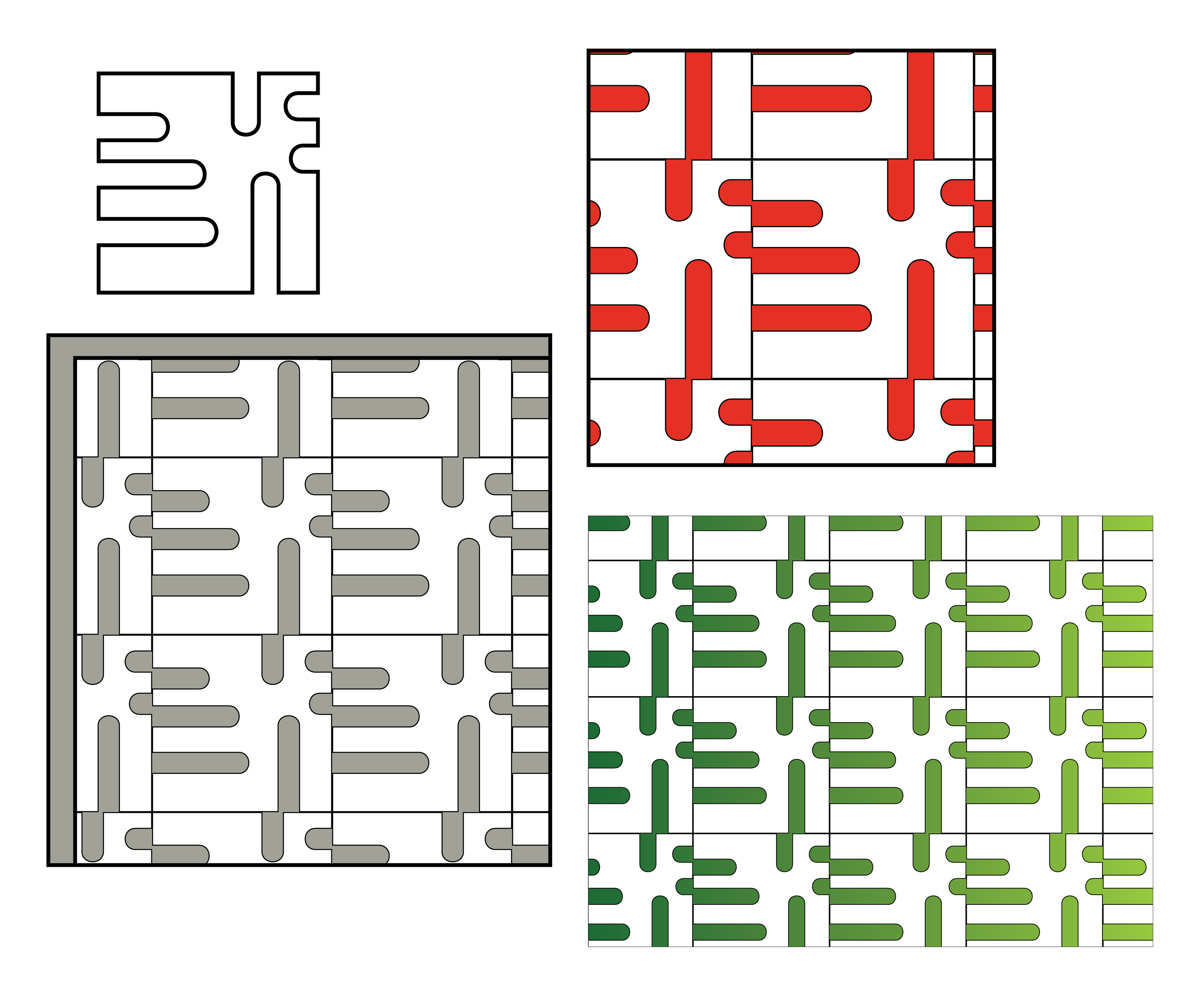 Window Puzzles, version 3, Digital Art, 2019