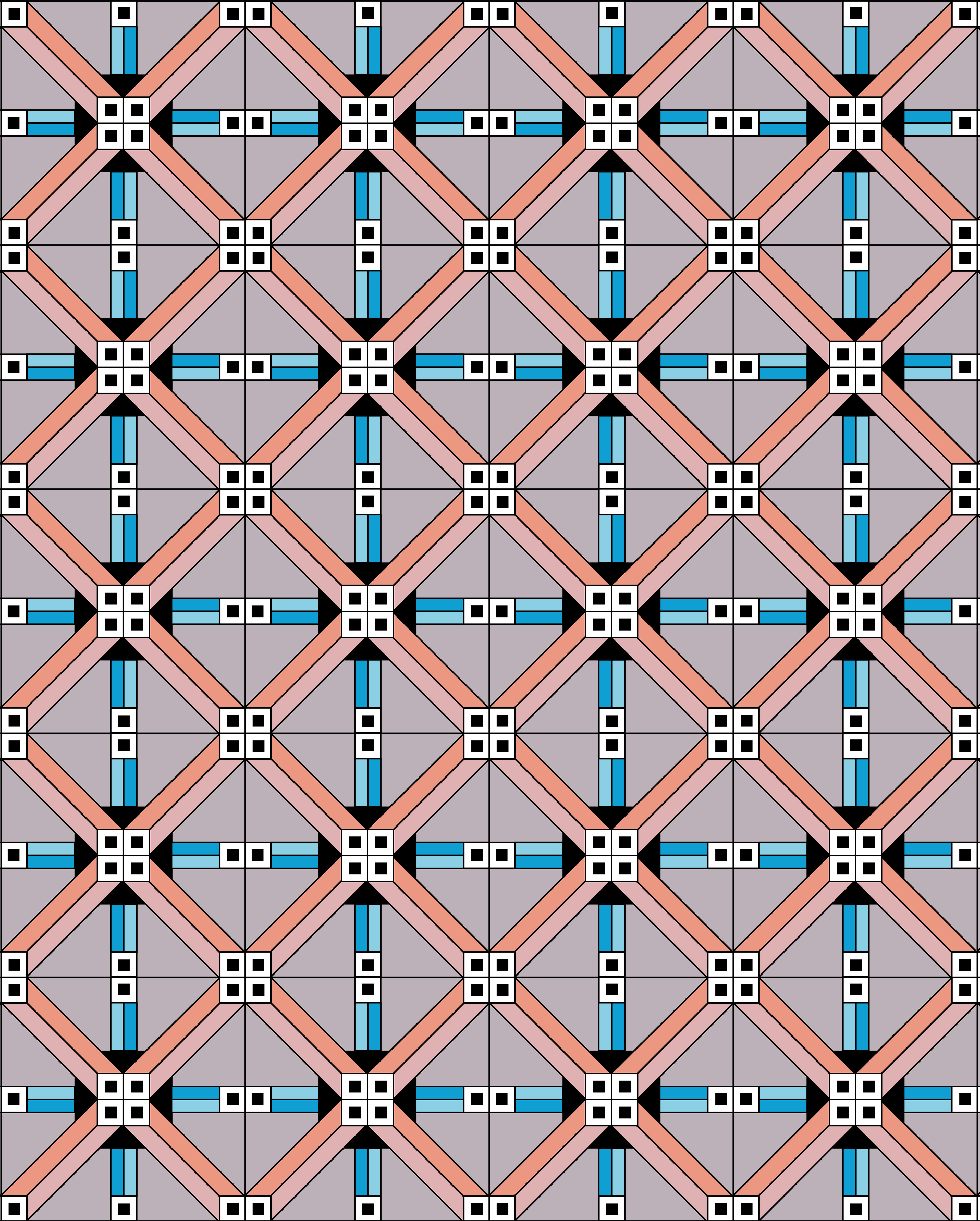 Angle Beams, Digital Art, Pattern 5, 2025