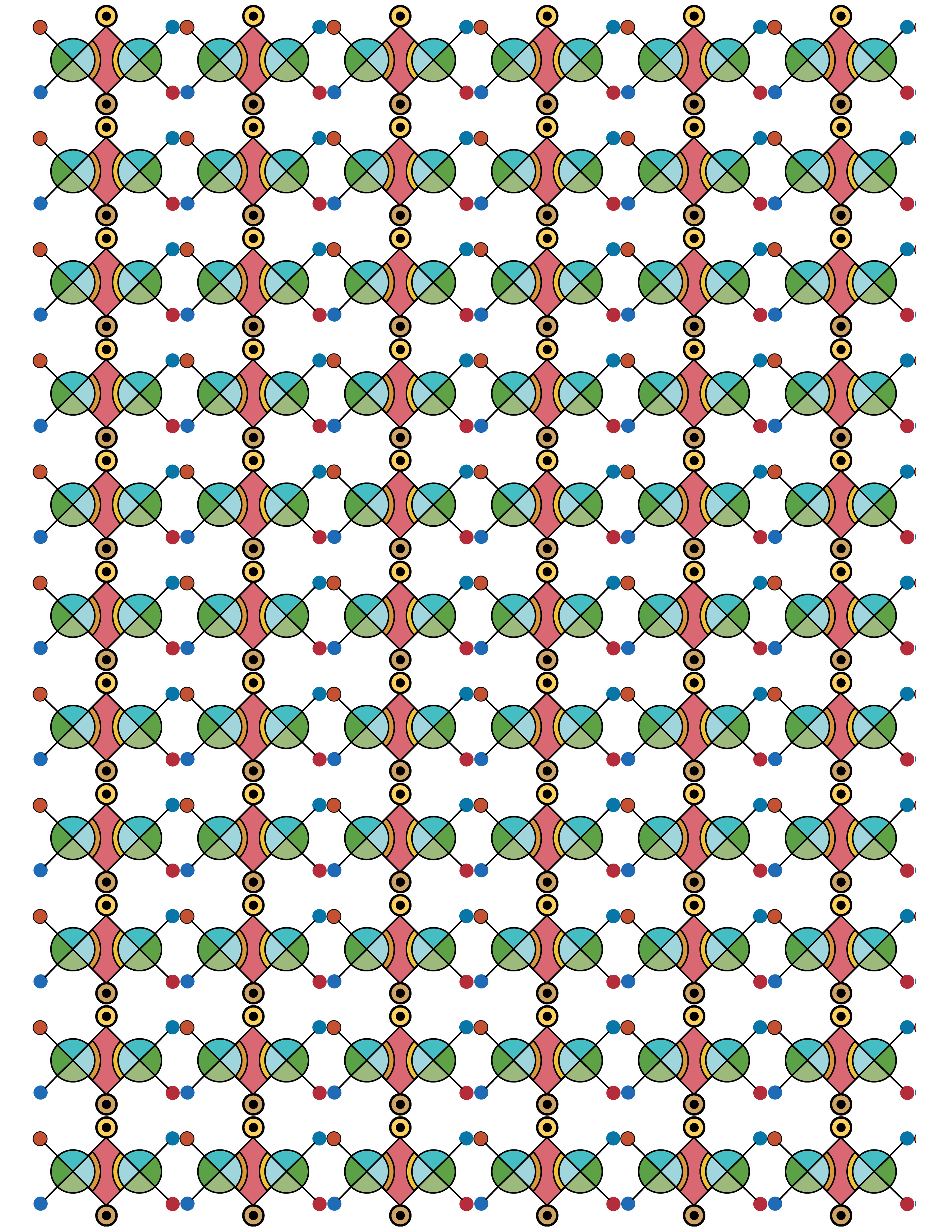 Second Hands, Digital Art, Pattern 3, 2023