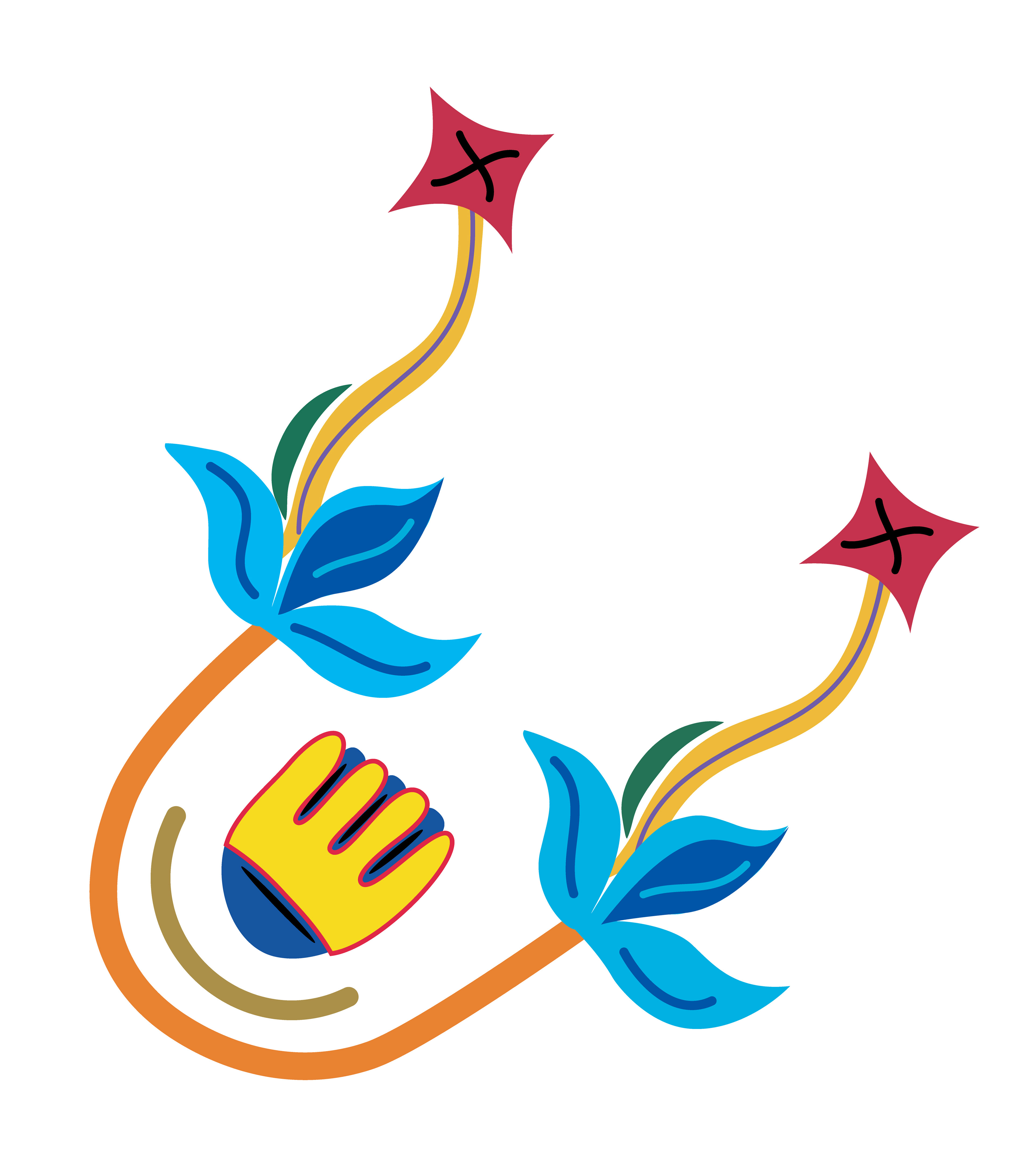 Toy Garden, Vector Drawing 12, 2021