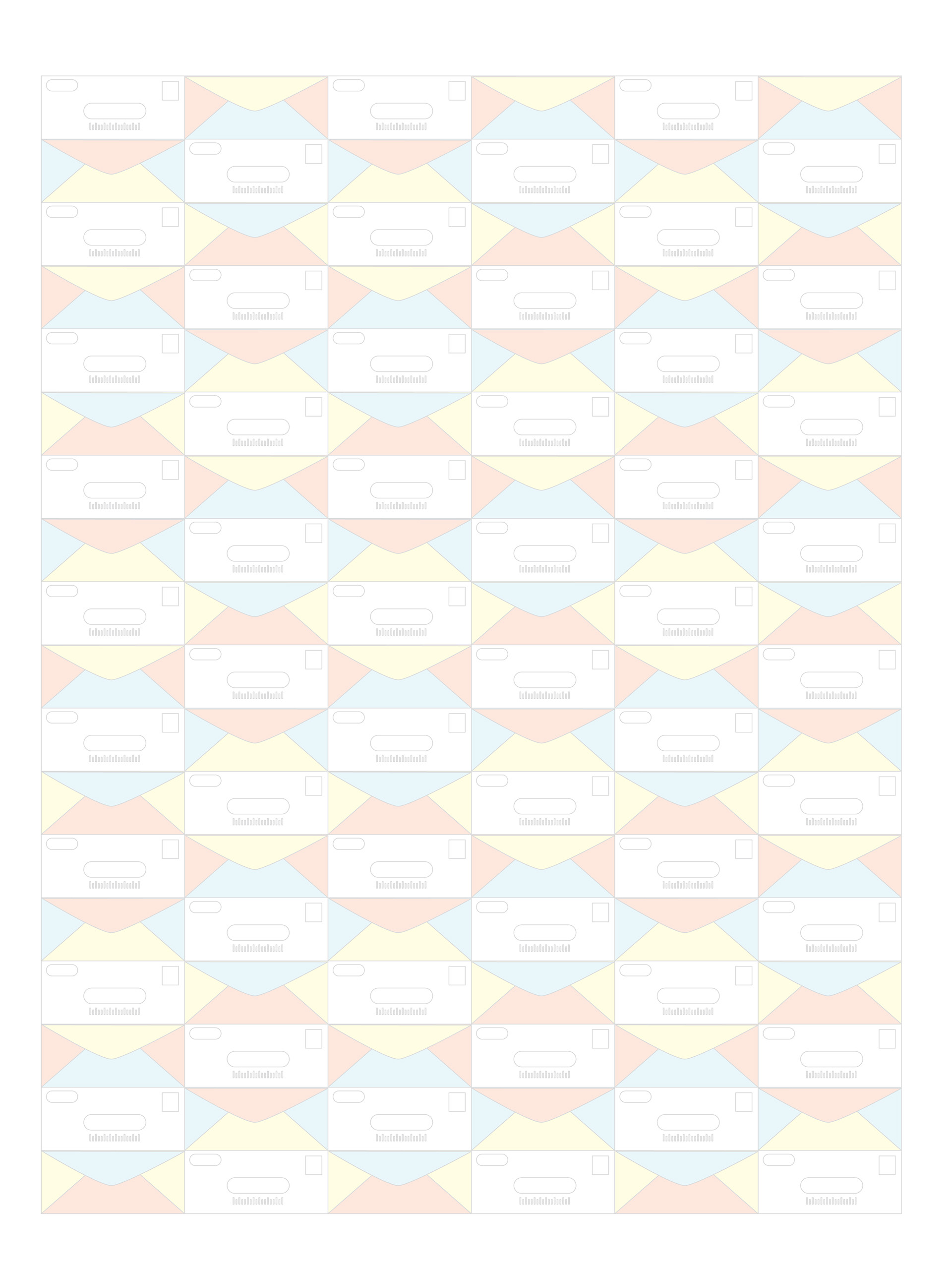 Postal Pattern Version 2, Digital Art, 2008