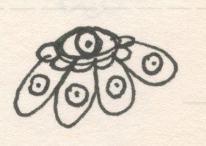 Flower Eye Flip, Pen and Ink on Paper, 2004