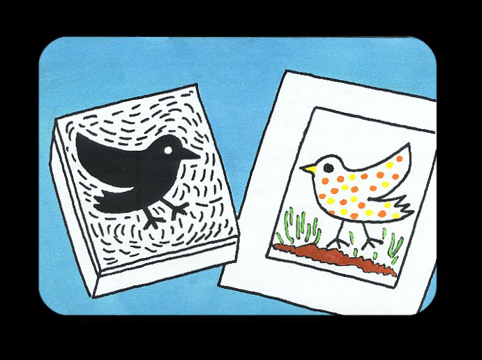 Linoleum Block Printing for Beginners, slide # 56, 1993