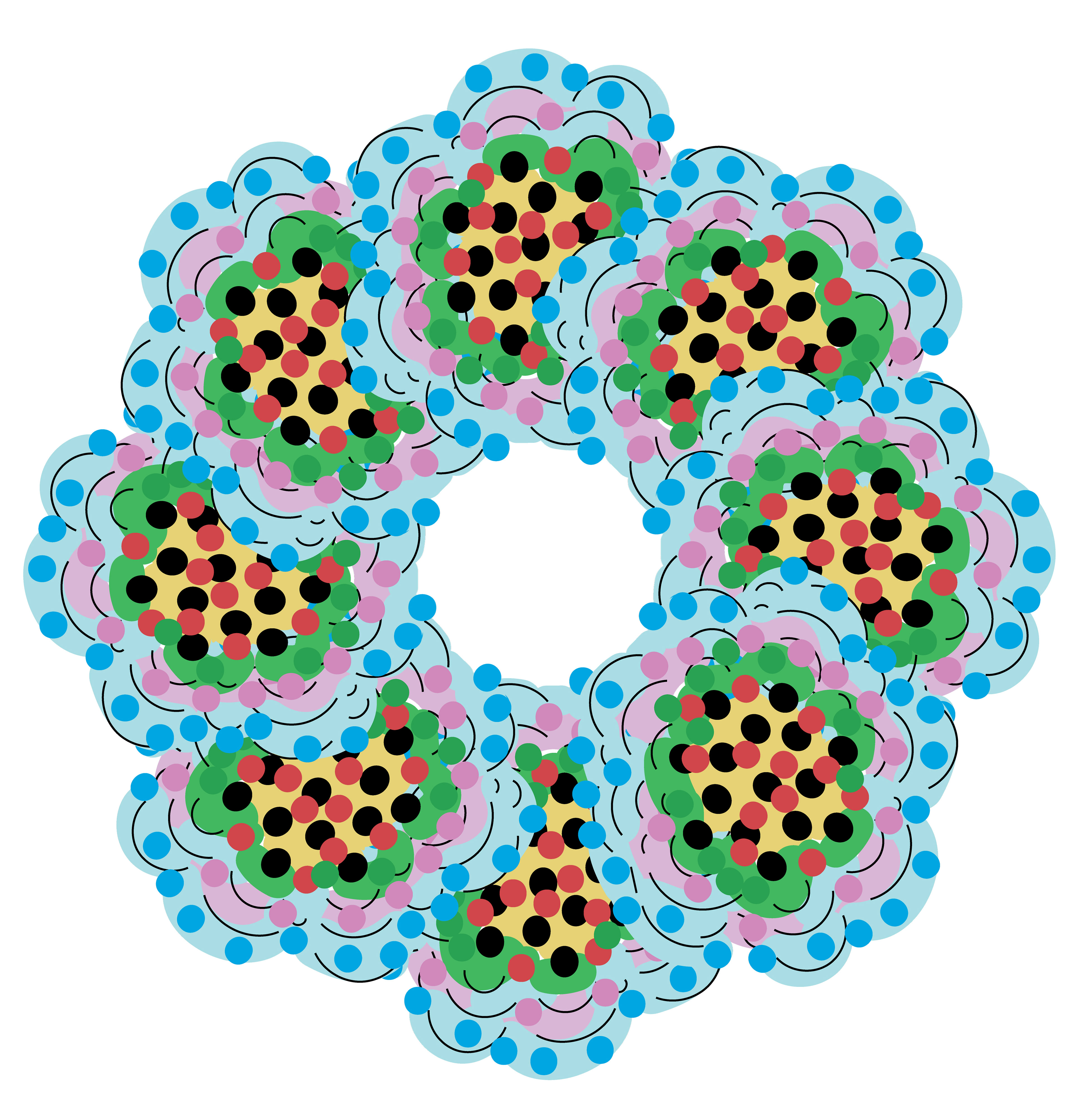 Floret, Digital Art, Radial, 2020