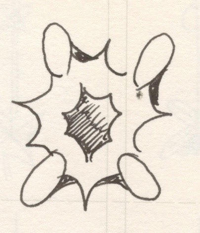 Outbloom, Pen and Ink on Paper, 2002