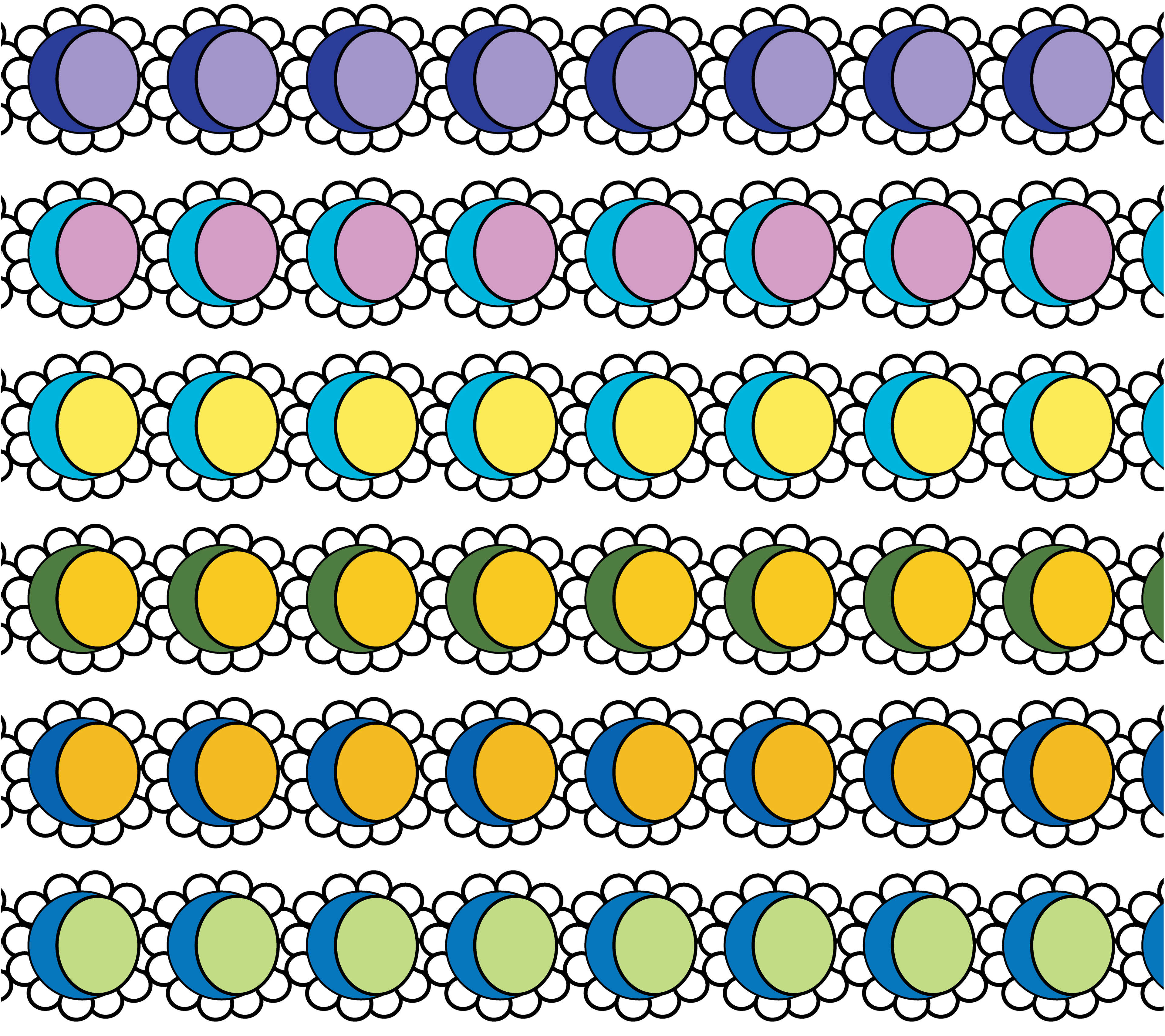 Gummy Flower, Digital Art, Pattern 3, 2023