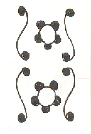 Rosette, Pen and Ink on Paper, 1998