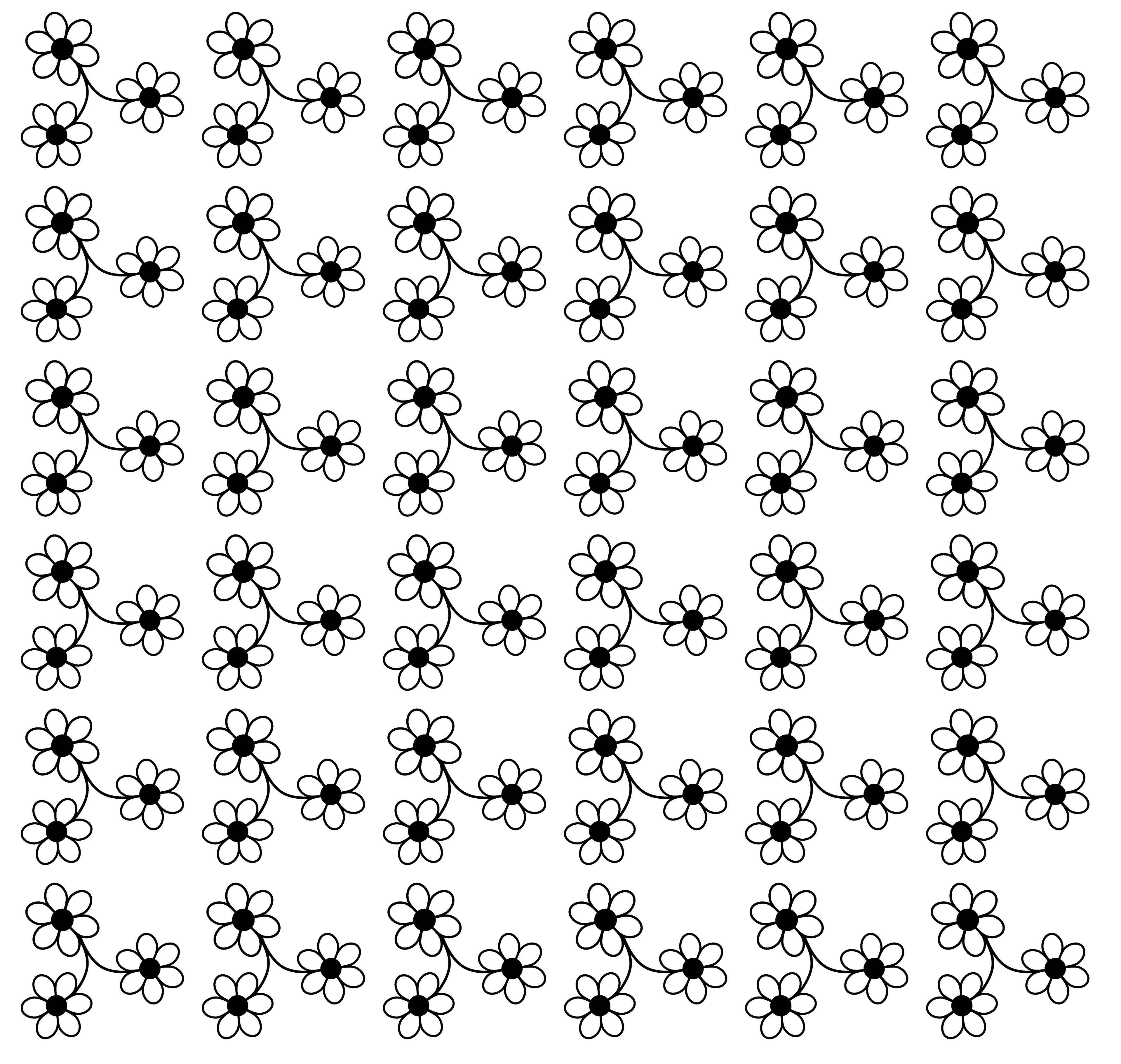 Nose Gay, Digital Art, Pattern 6, 2025