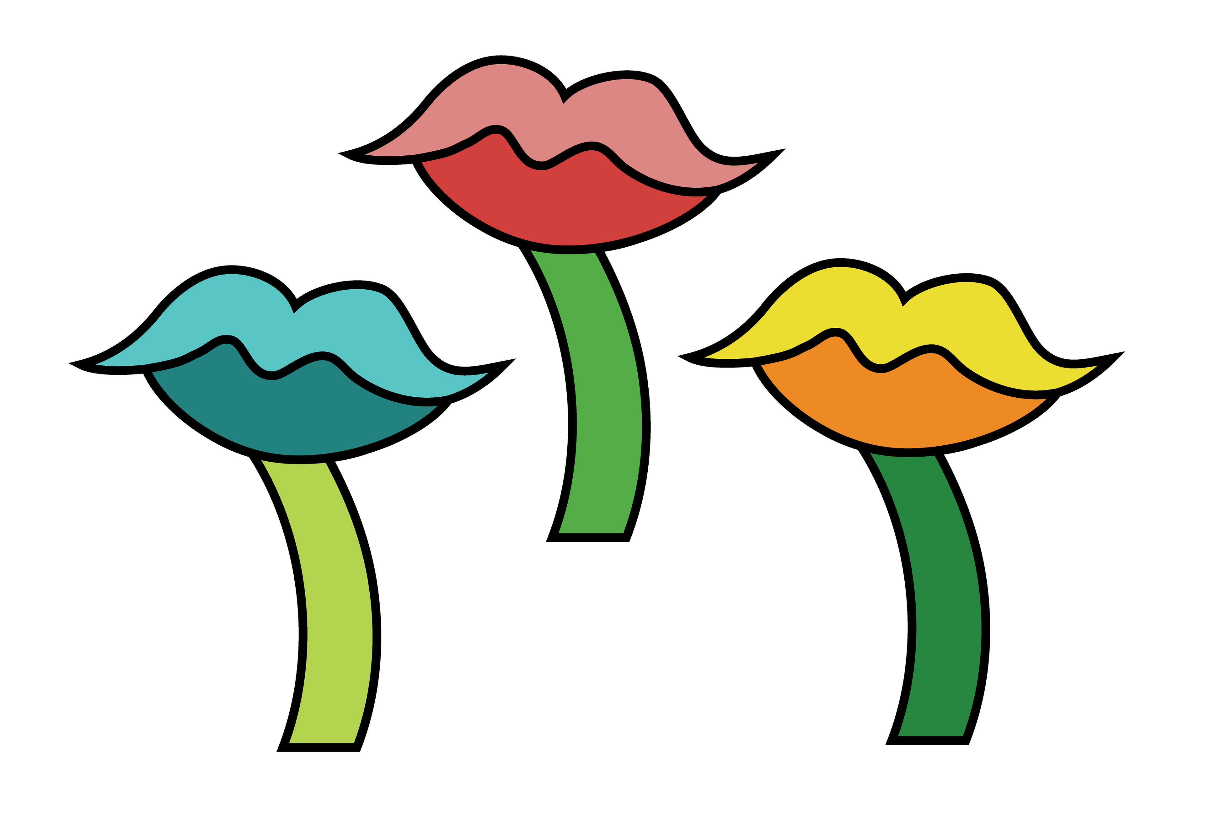 Lip Vines, Digital Art, 2026