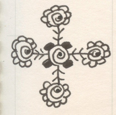 Buttercup, Pen and Ink on Paper, 2001