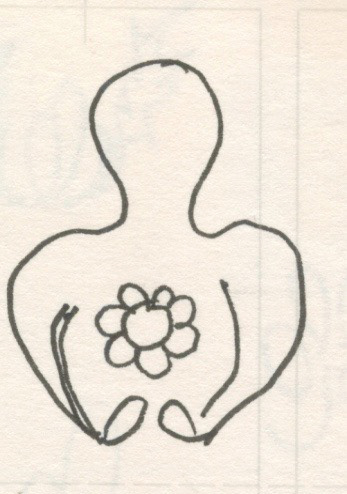 Flower Clasp, Pen and Ink on Paper, 2007