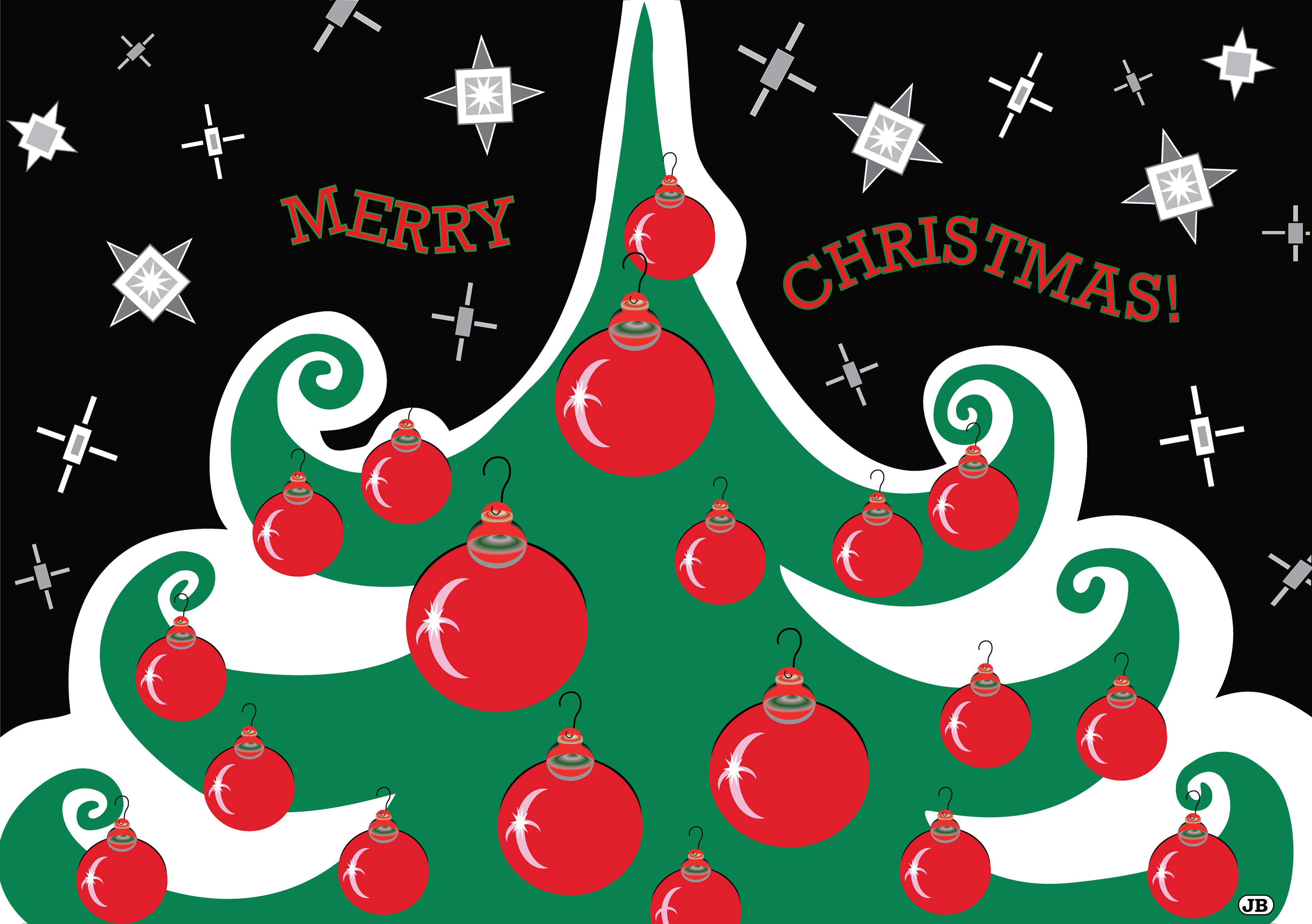 Christmas Night - Digital Art, 2009