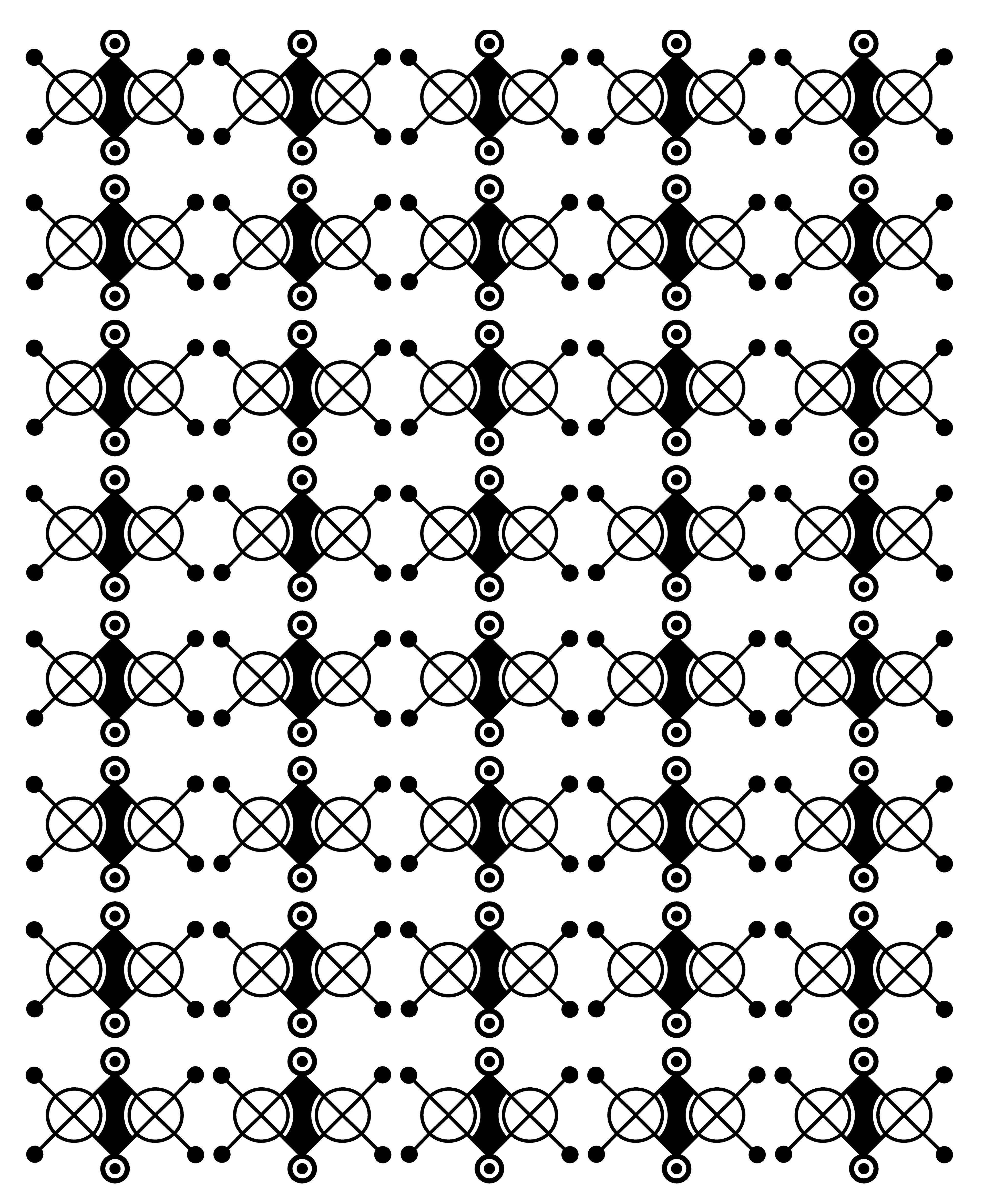 Second Hands, Digital Art, Pattern 1, 2023