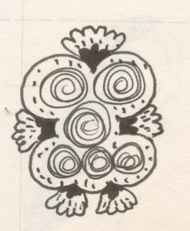 Flower Hands, Pen and Ink on Paper, 2002