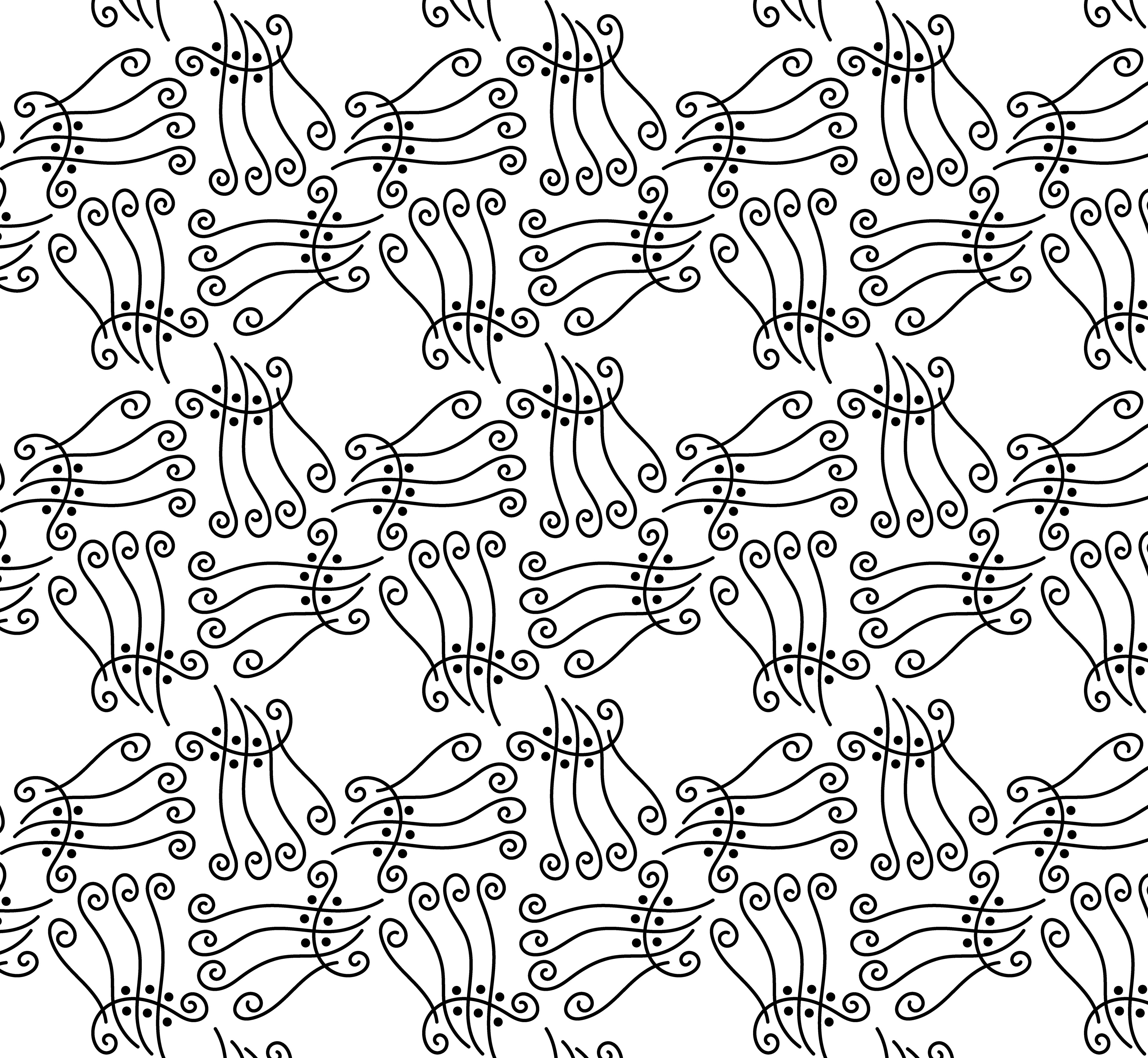 Wind Gust, Digital Art, Pattern 1, 2022