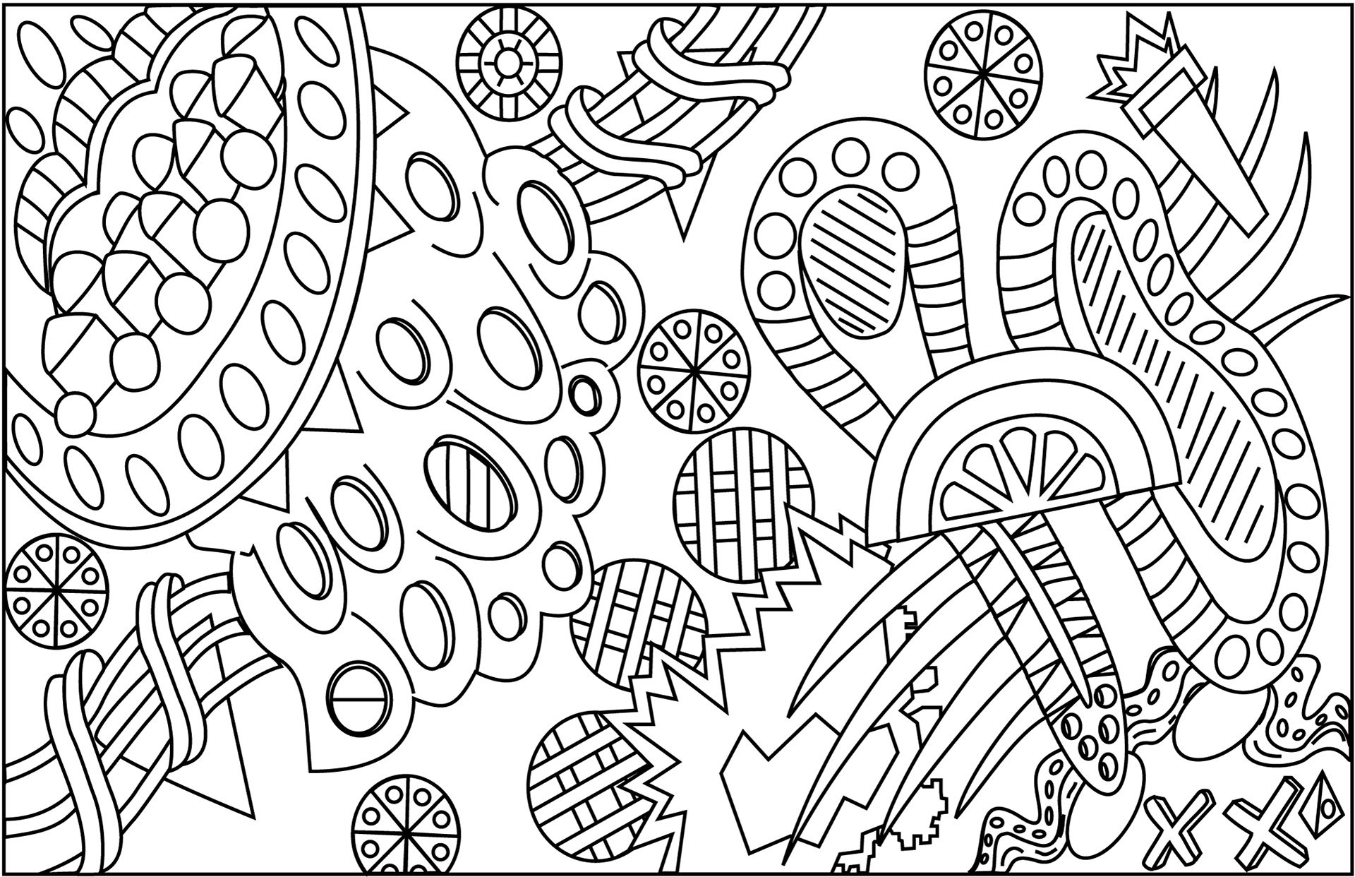 Candy World, Coloring Card, 2009