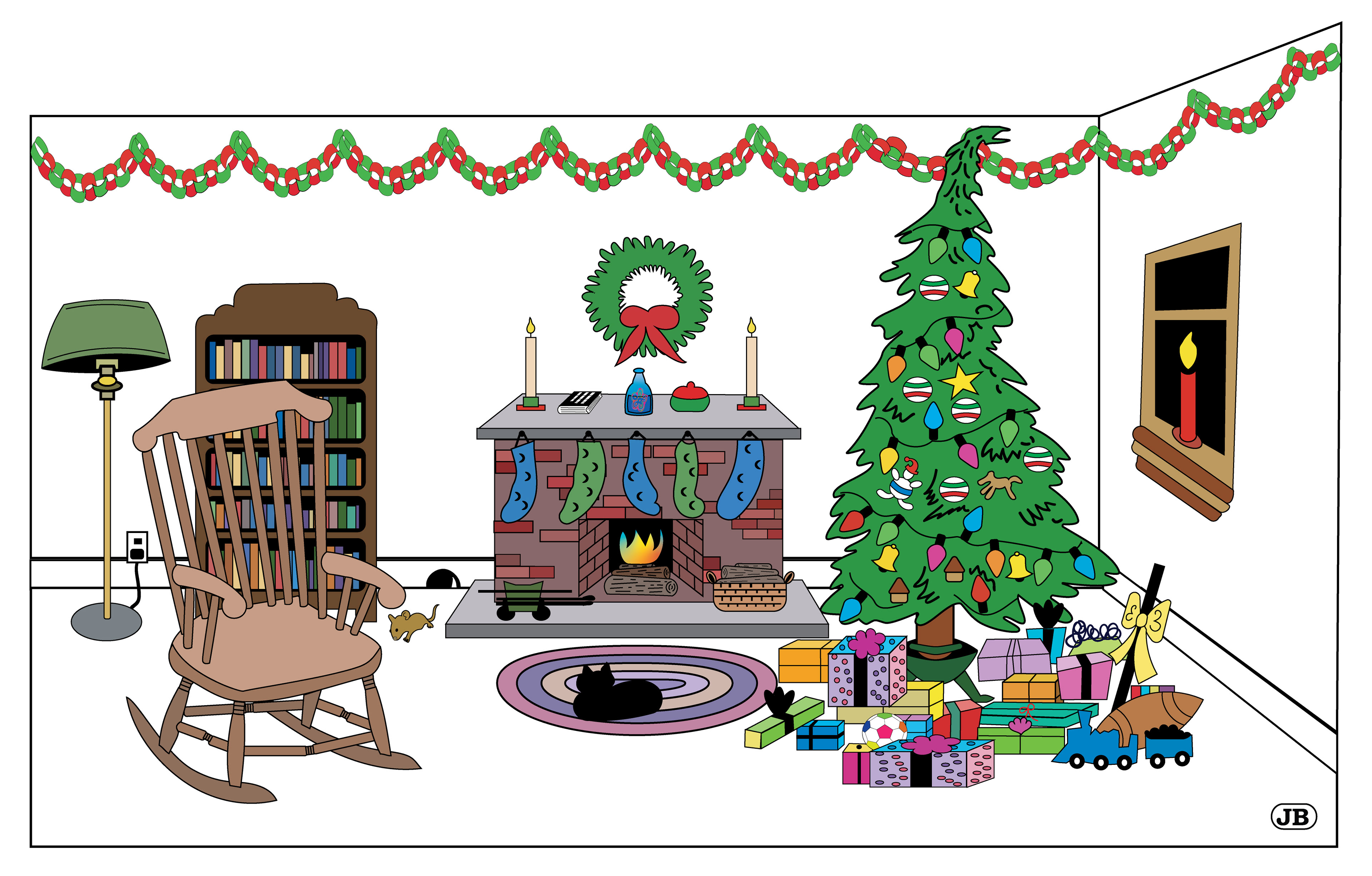 Sherbrooke Fireplace, Digital Art, 2020