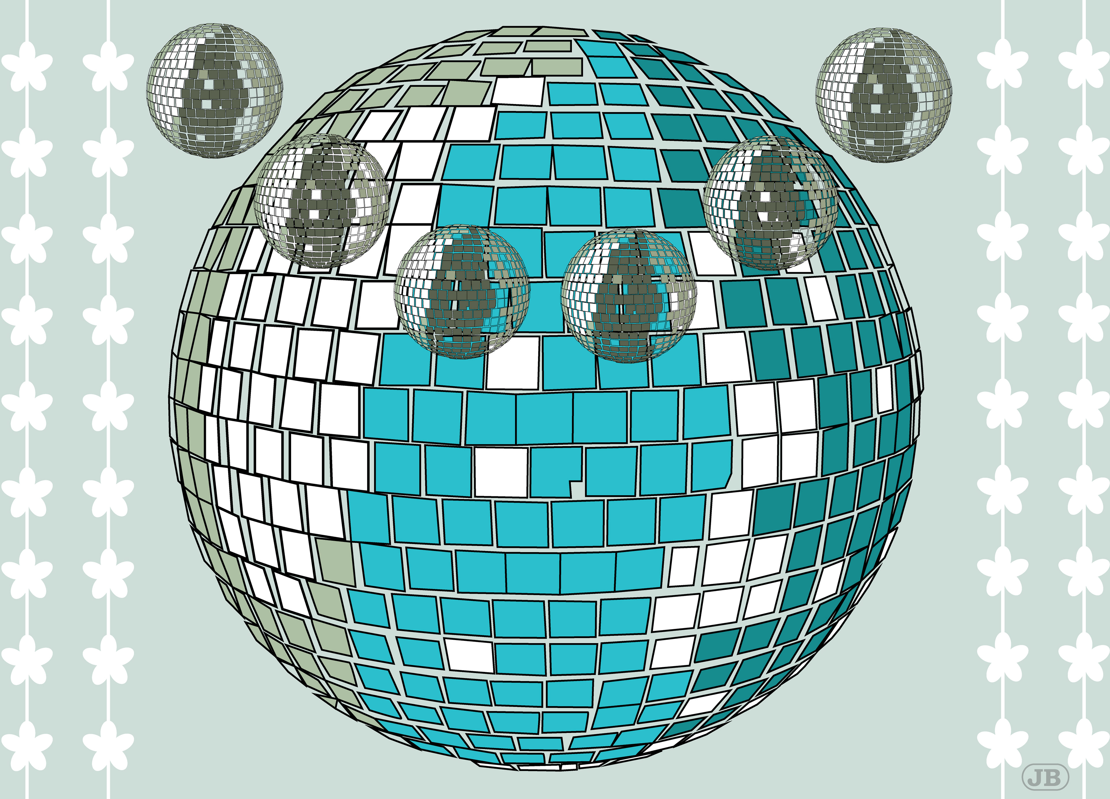 Mirror Ball, Digital Art, 2016