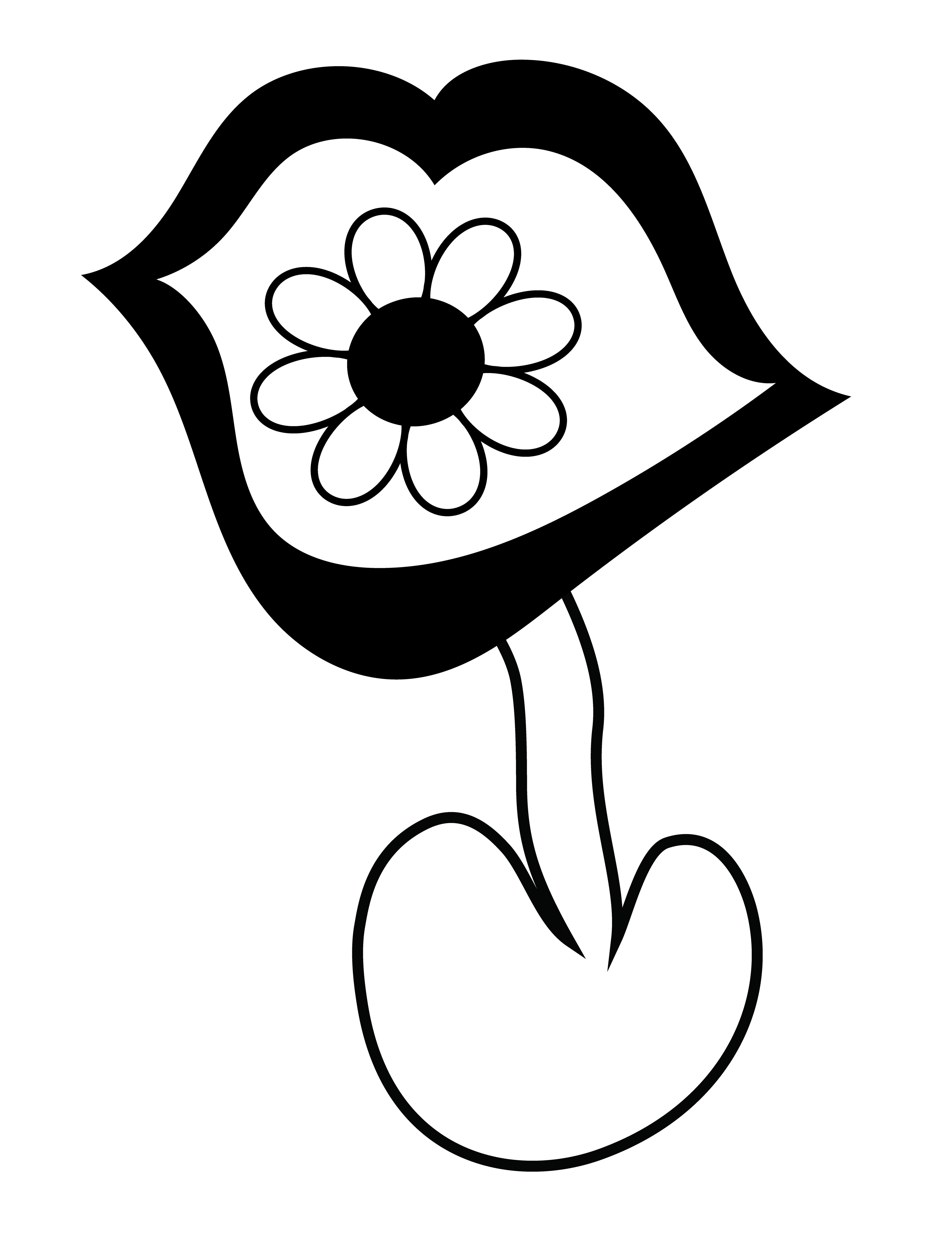 Flower Mouth, Vector Drawing 1, 2026