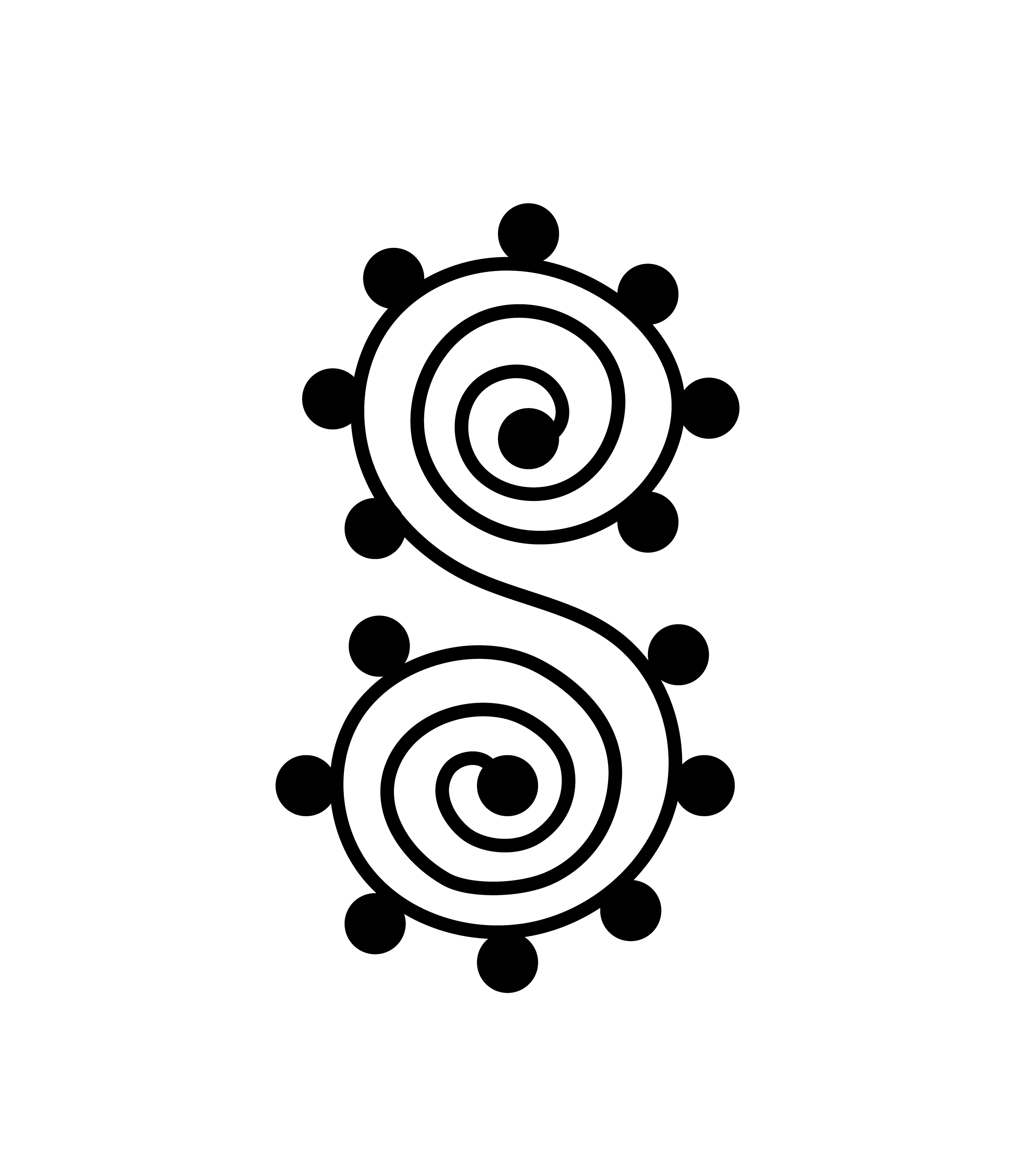 Sparkle Scroll, Vector Drawing, 2021
