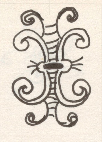 Driveway Gate, Pen and Ink on Paper, 2021