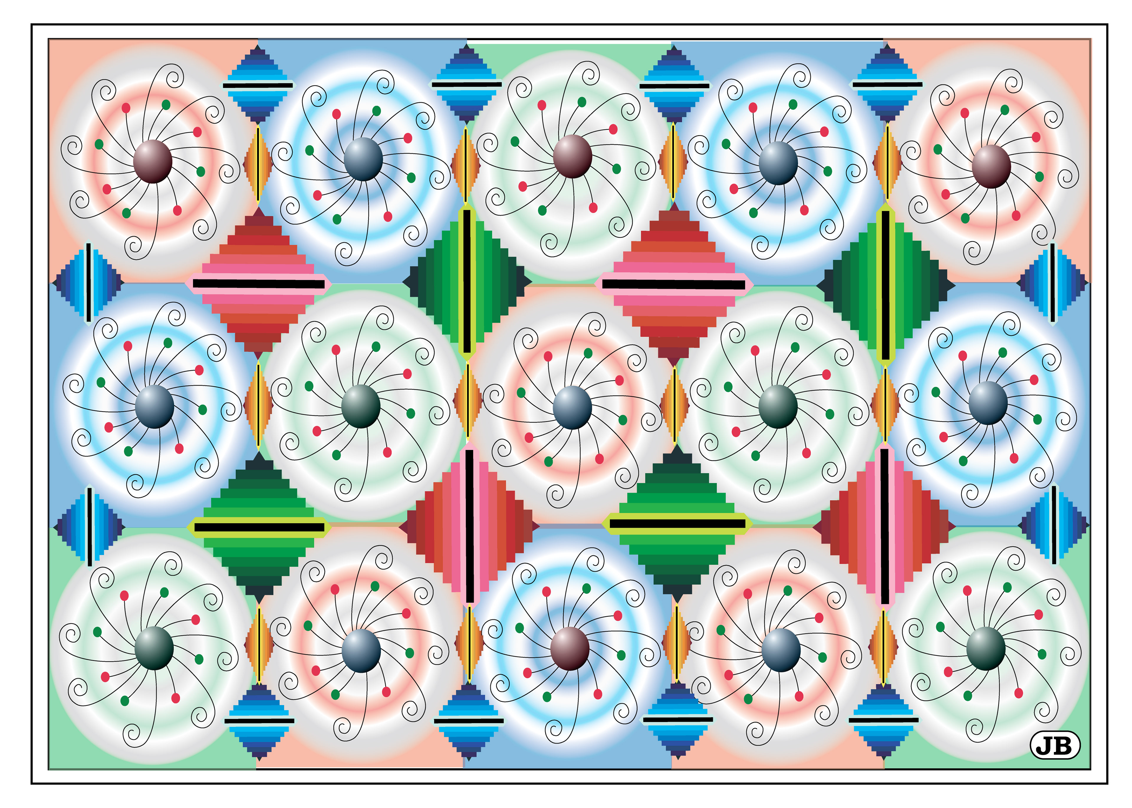 Astronomy, digital art, 2005