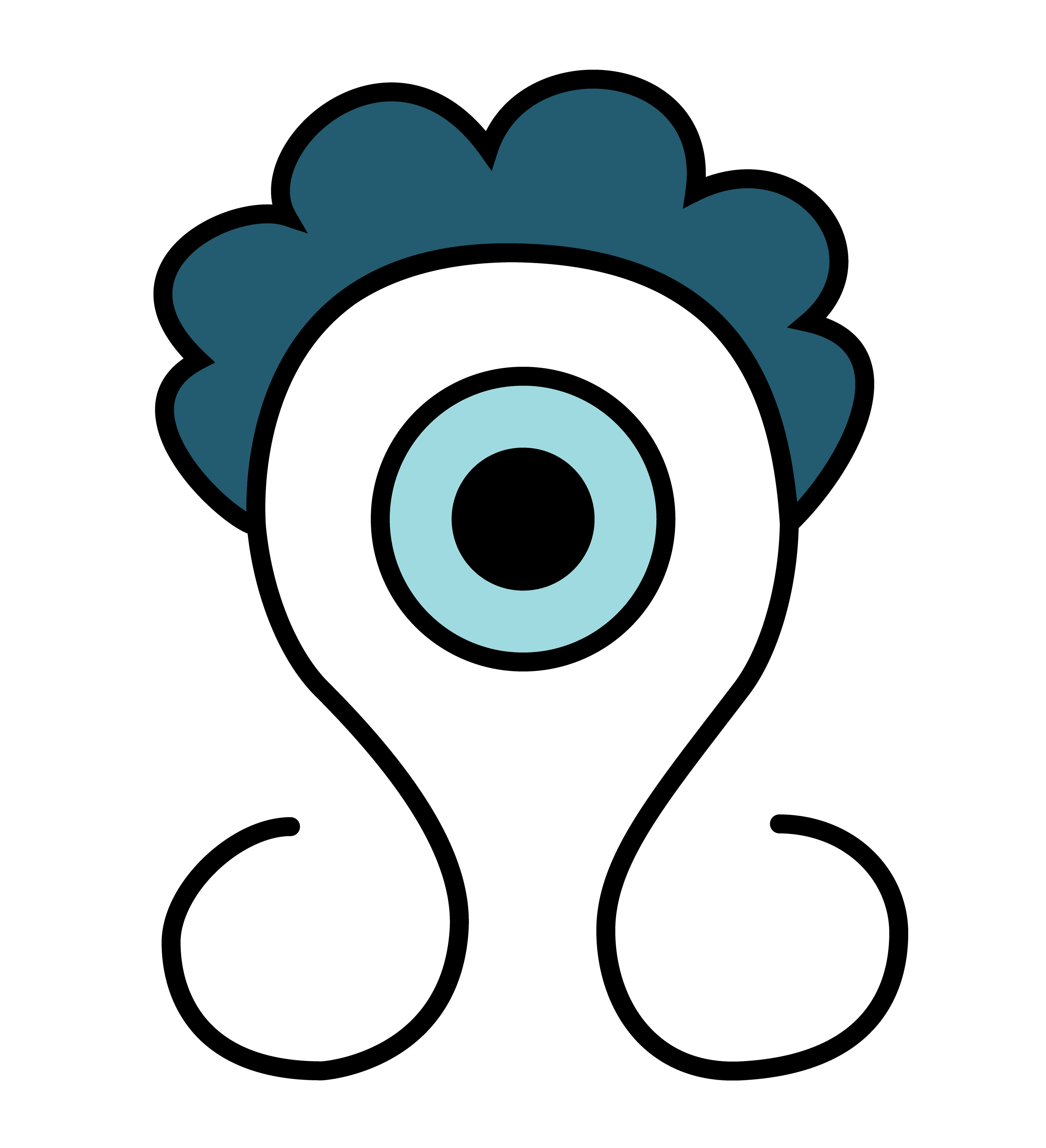 Monocle Eye, Vector Drawing 5, 2025