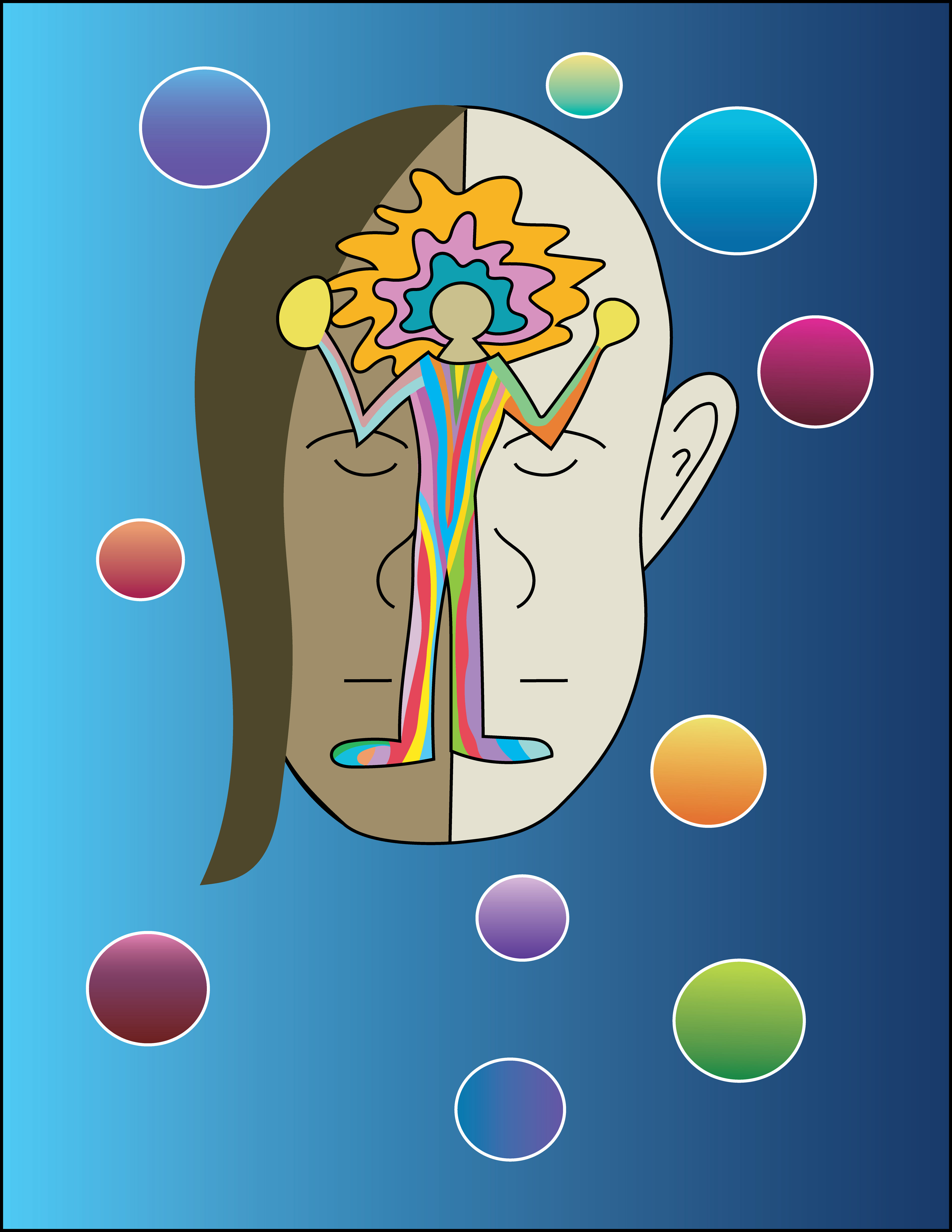 Idea Bubbles, Digital Art, Version 3, 2026