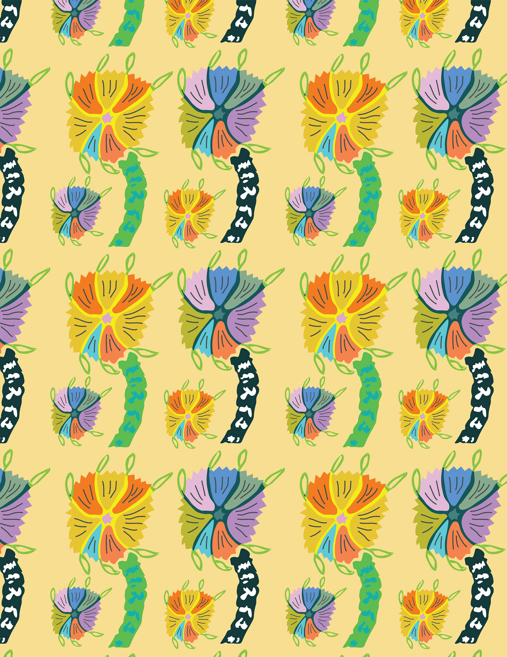 Wind Flower, Version 1, Digital Art, 2019