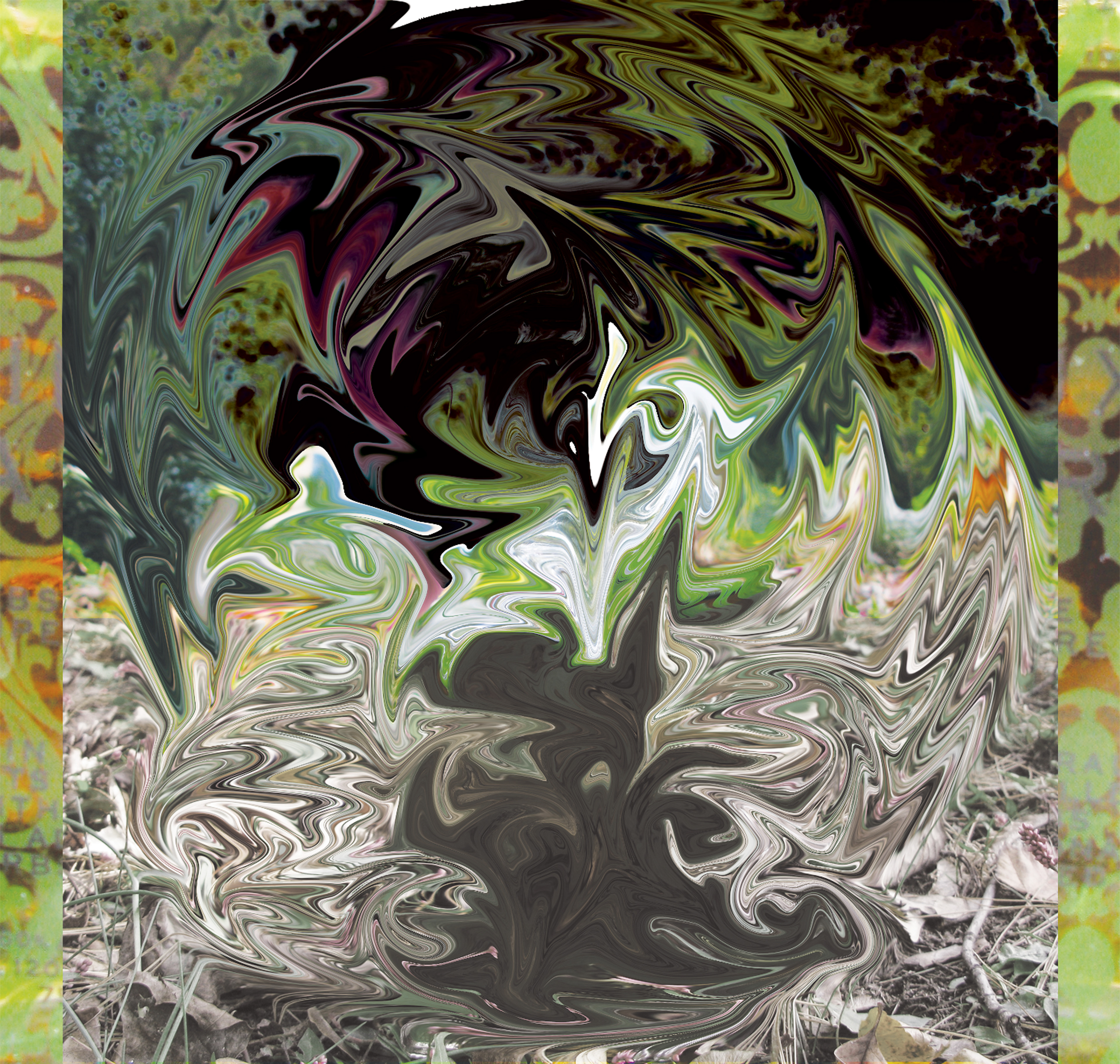 Background for a CD cover, Digital Art, version 1, 2009