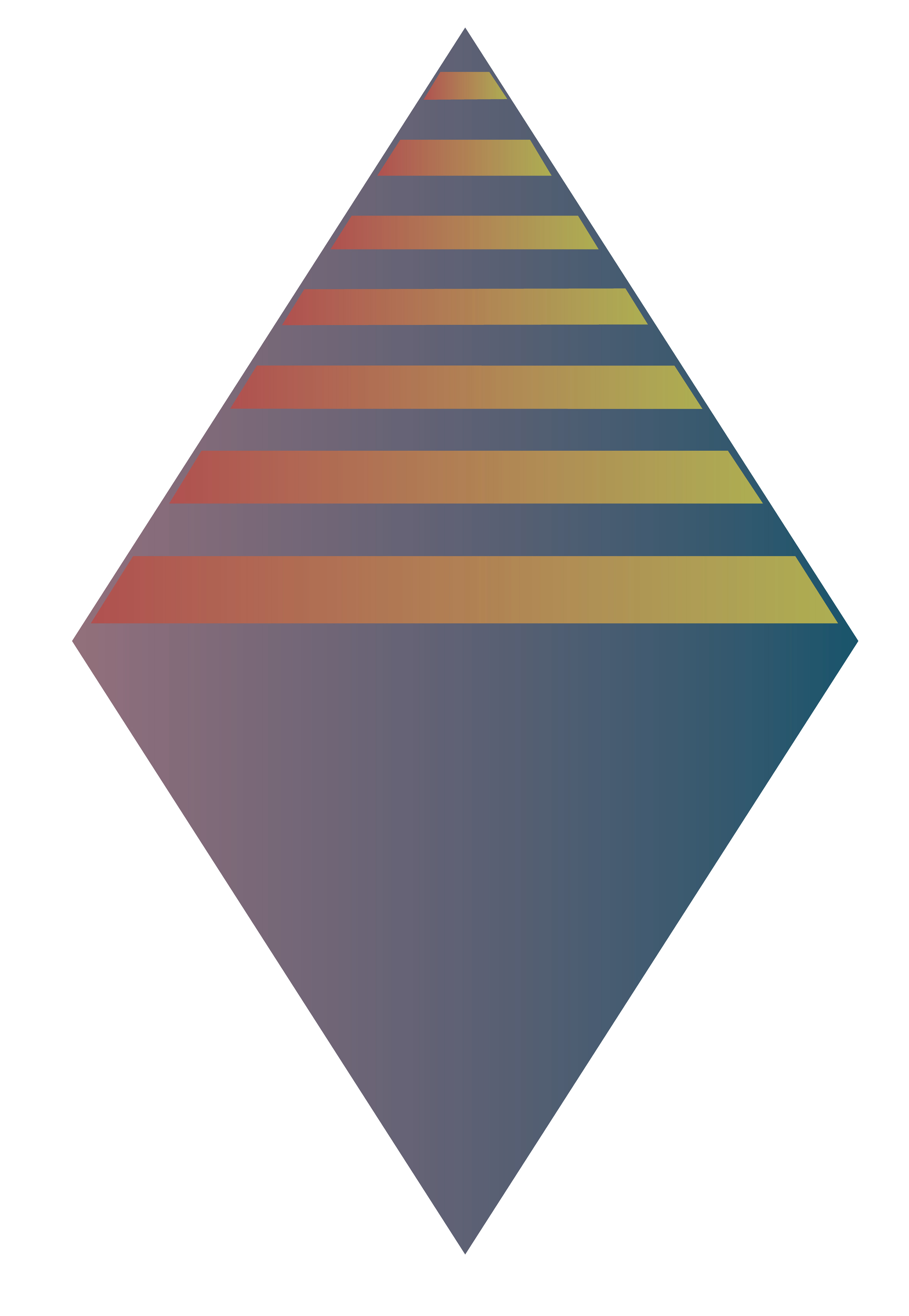 Striped Rhombus, Vector Drawing 5, 2026