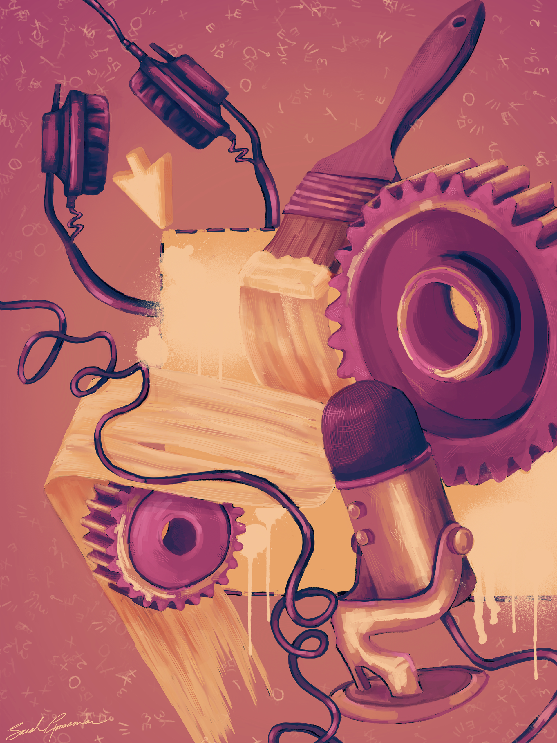 Adobe Studio Poster Illustration 2022, digital