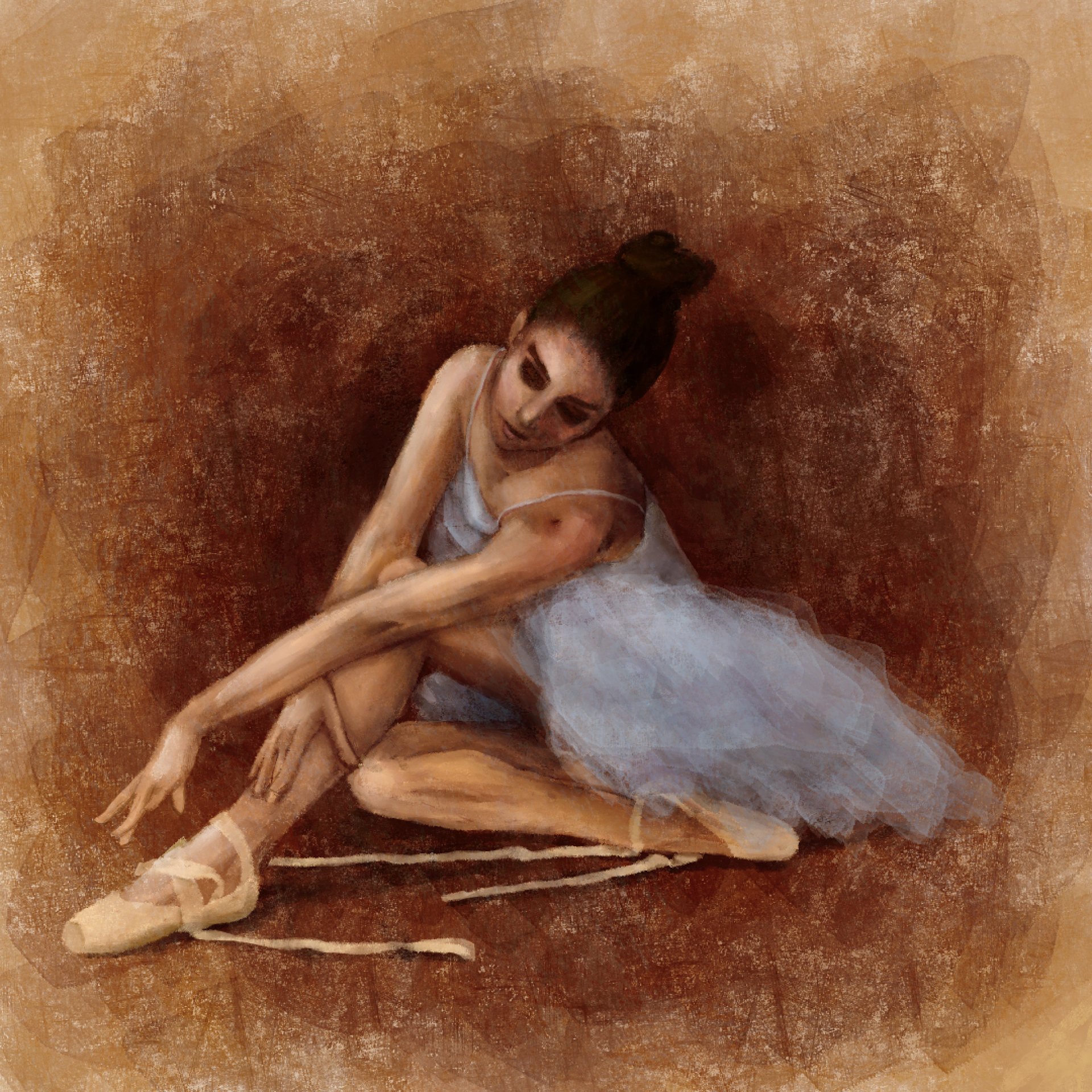 Ballerina Study 2016, digital, 1080x1080 px